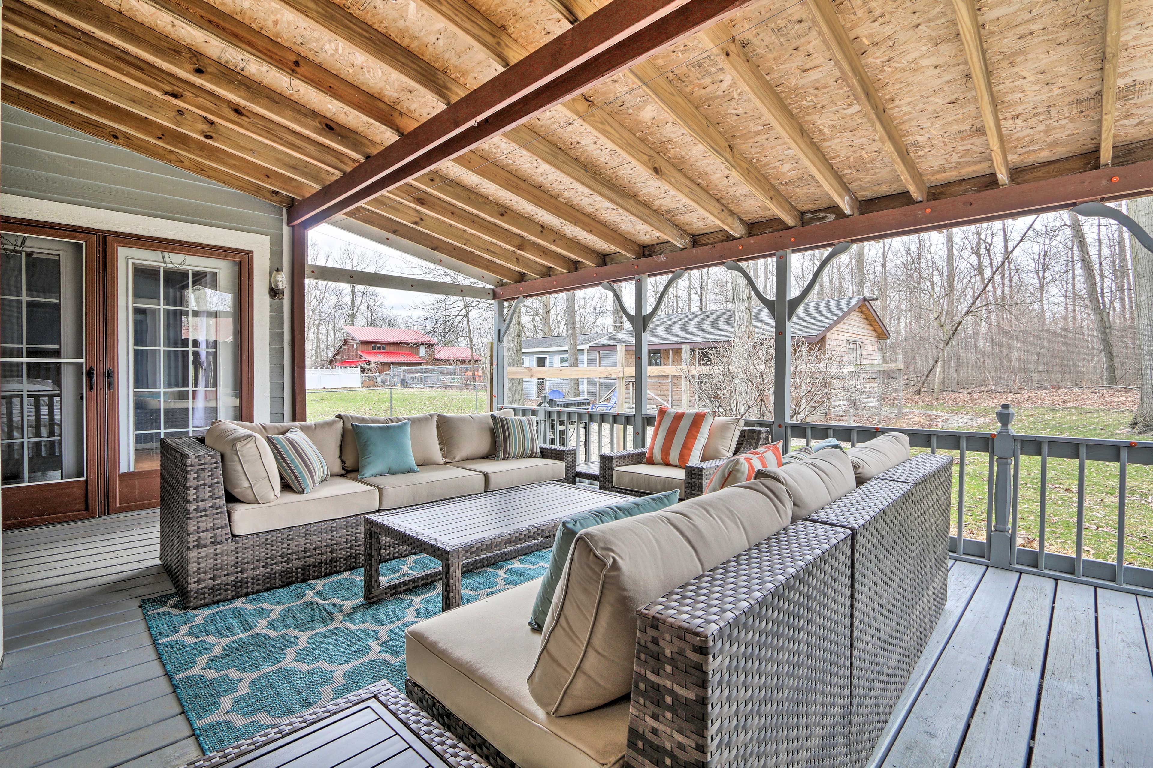 House Exterior | Covered Deck