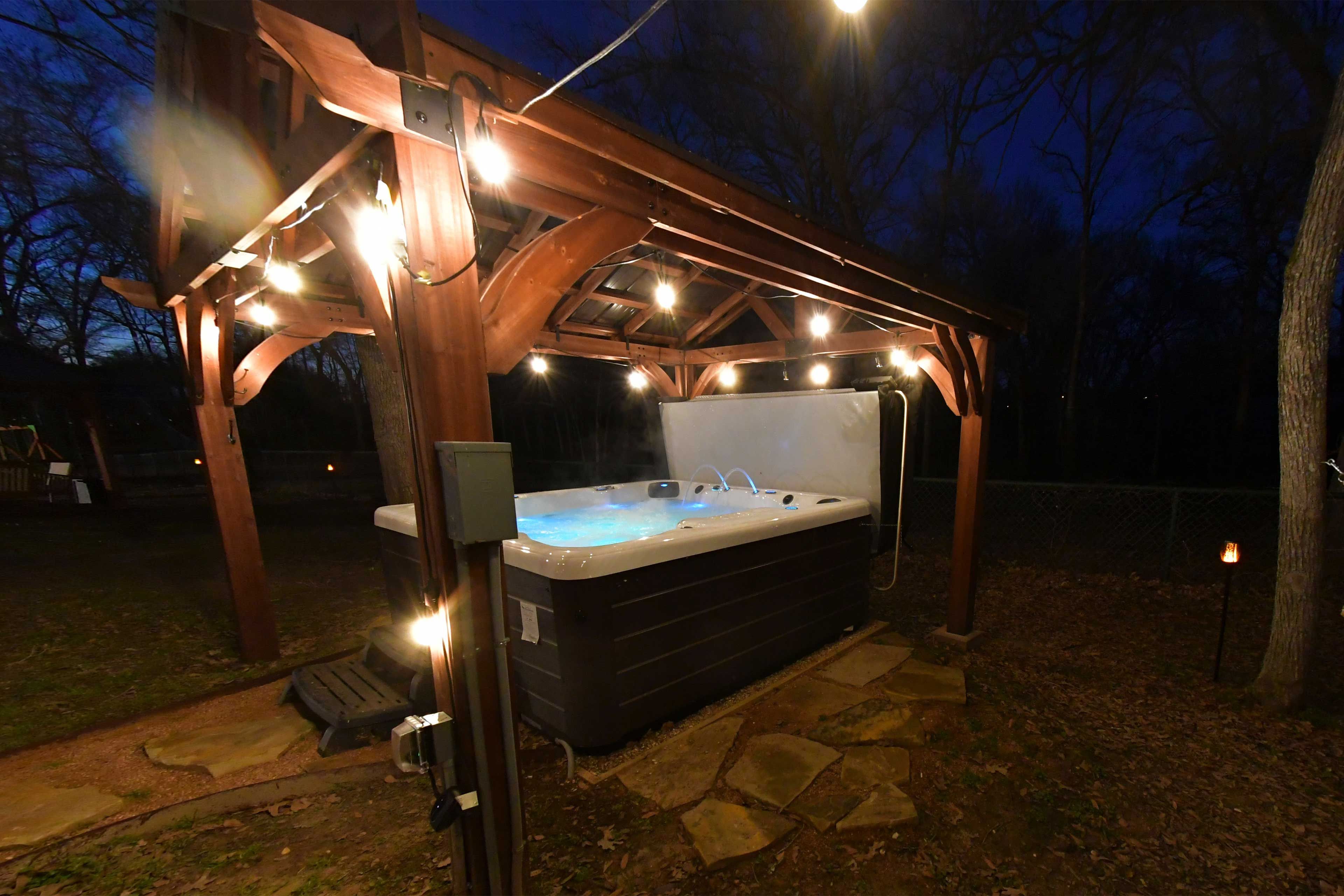 Hot Tub by Night