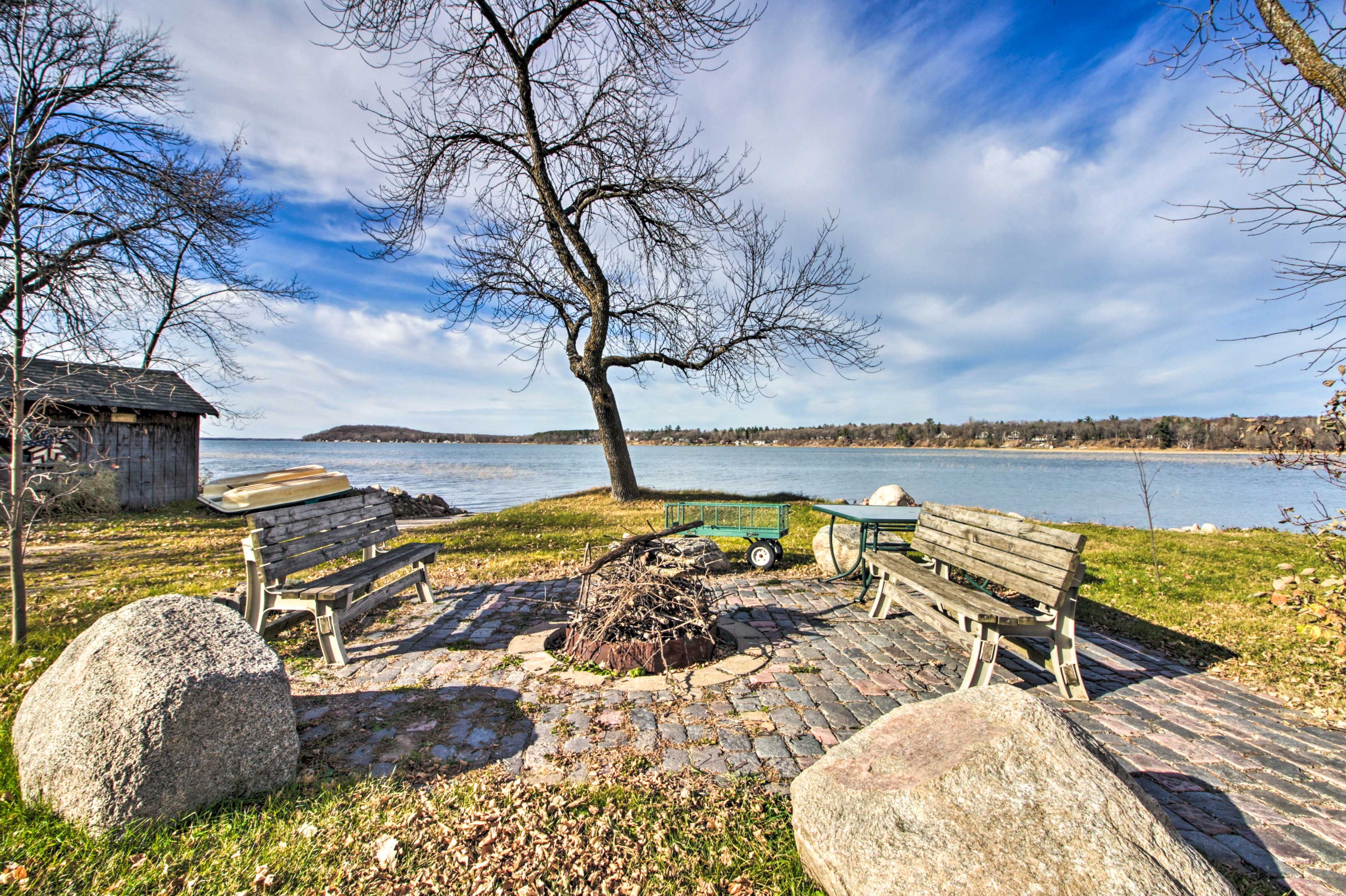 Fire Pit | Big Pine Lake Access