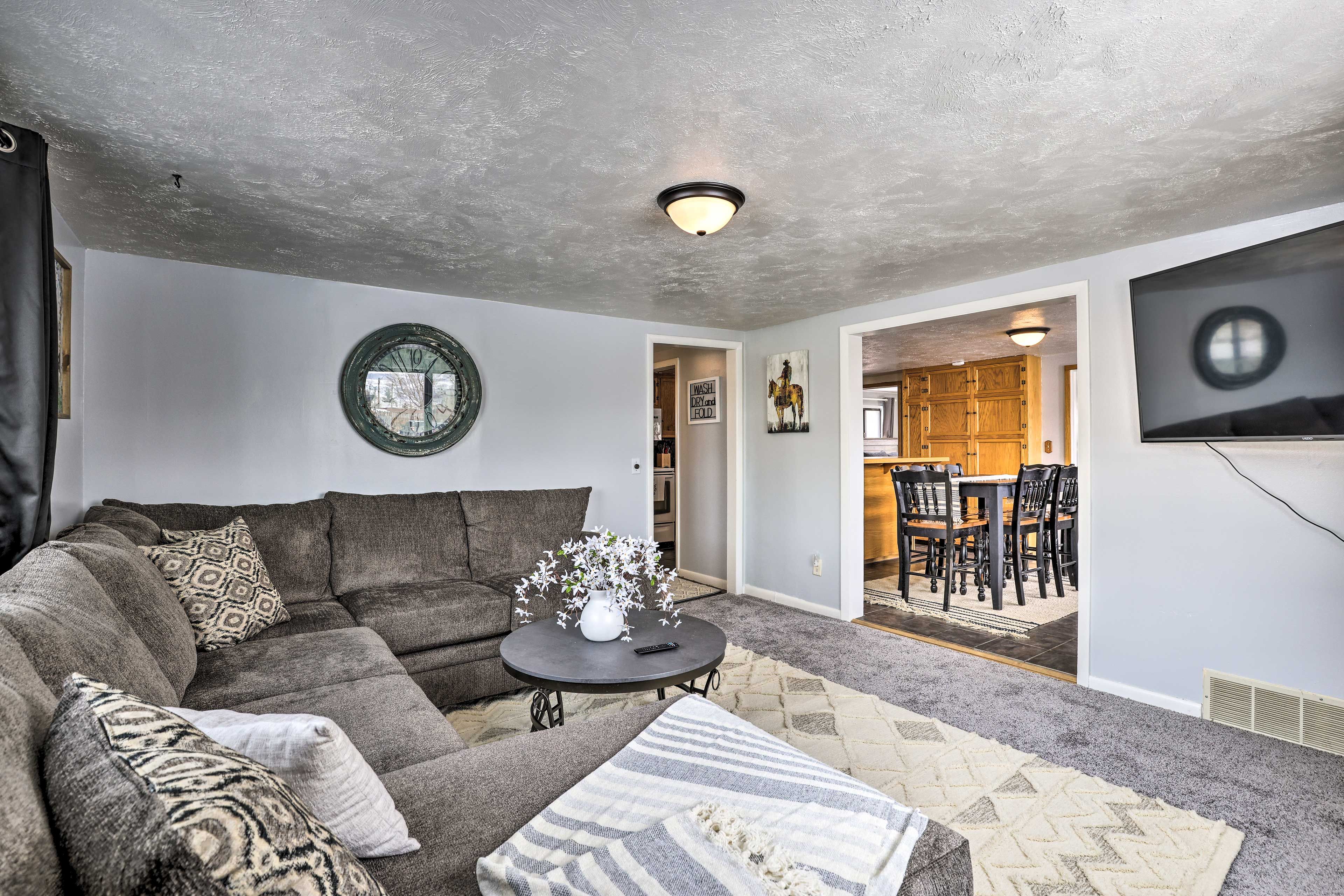 Living Area | Central Heat & A/C