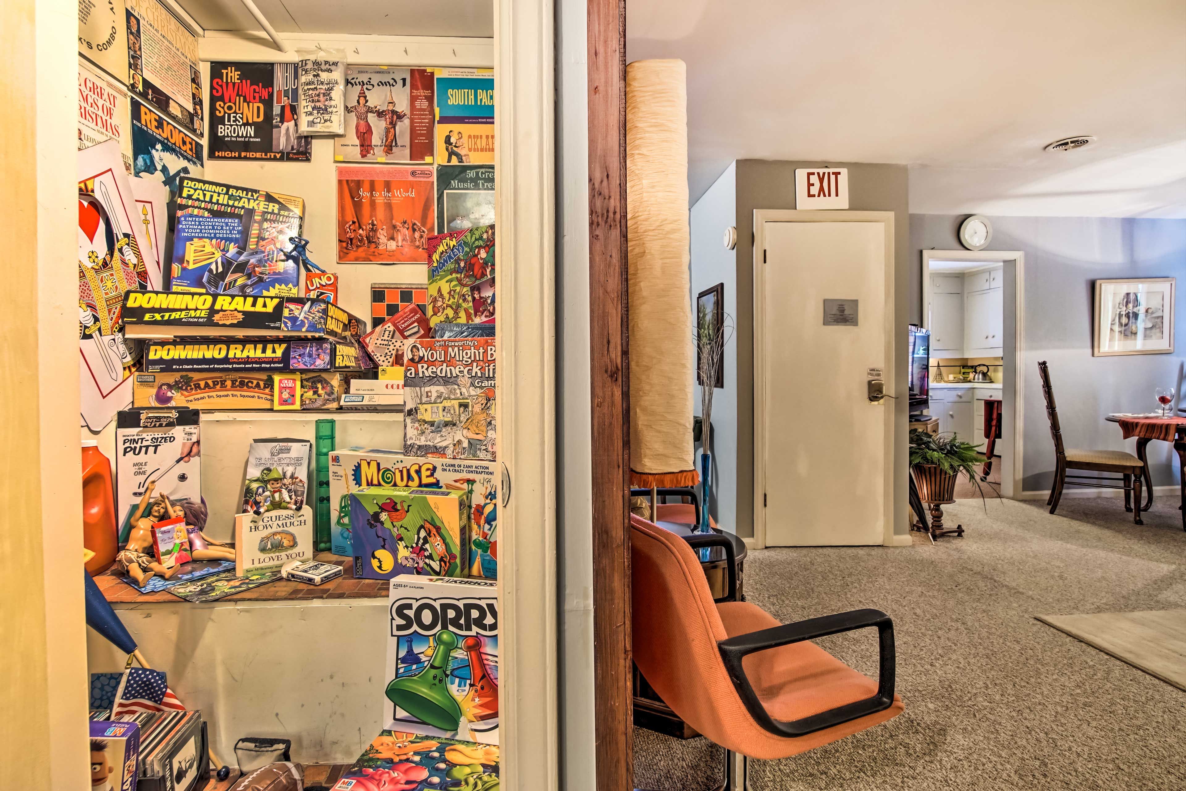 Board Games Provided