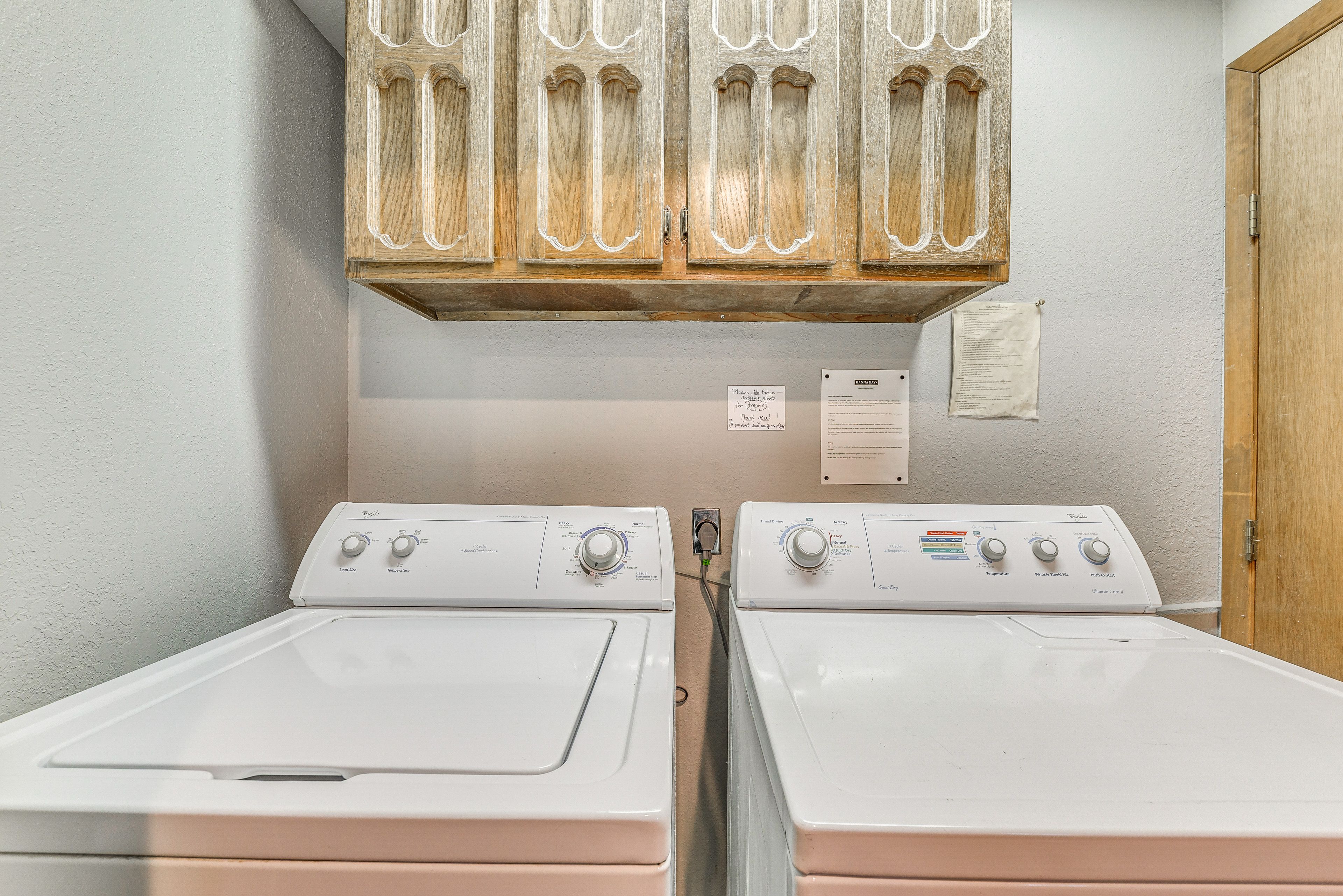 Laundry Room | Full-Sized Washer & Dryer