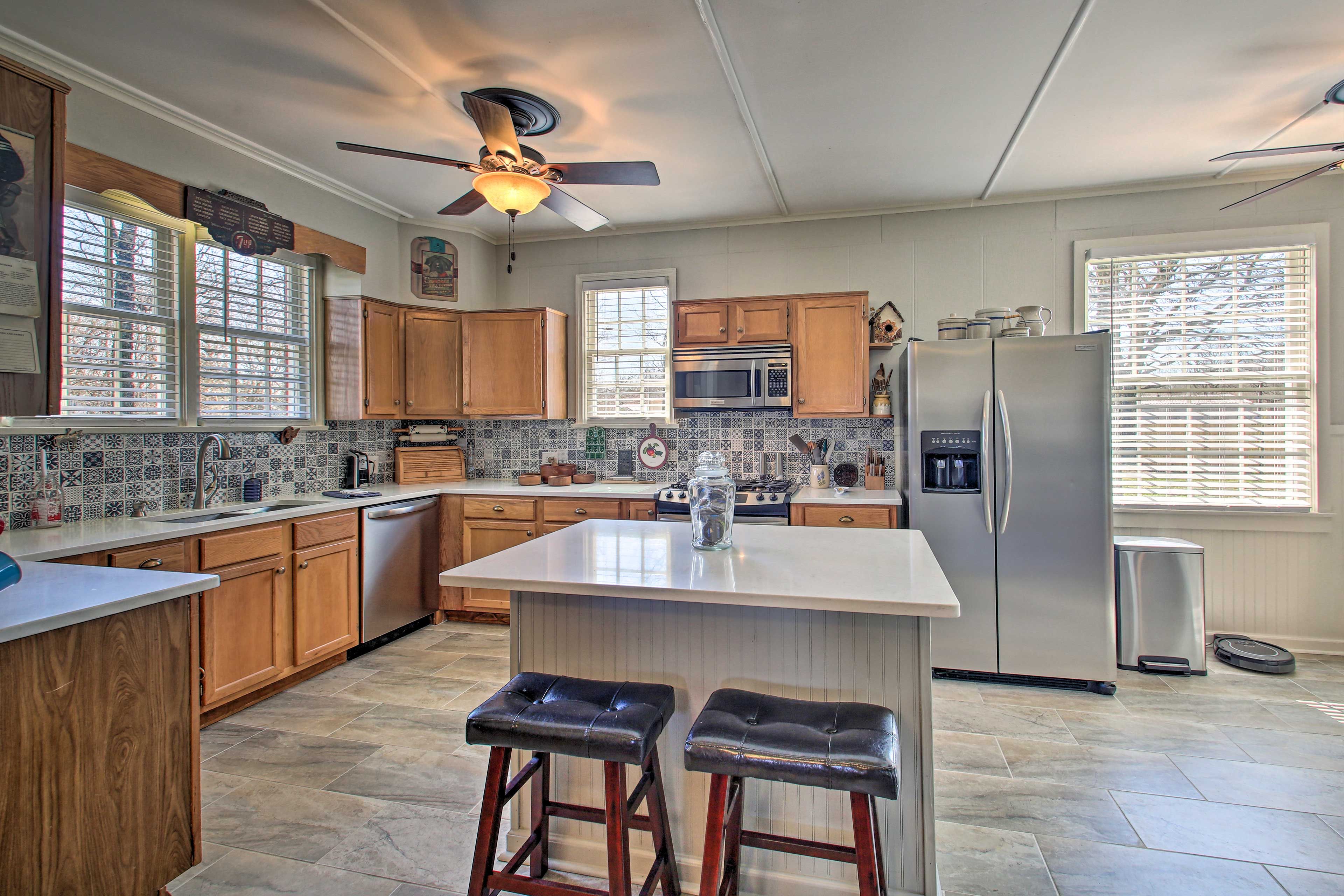 Kitchen | Fully Equipped | Main Floor | Stairs Required For Access