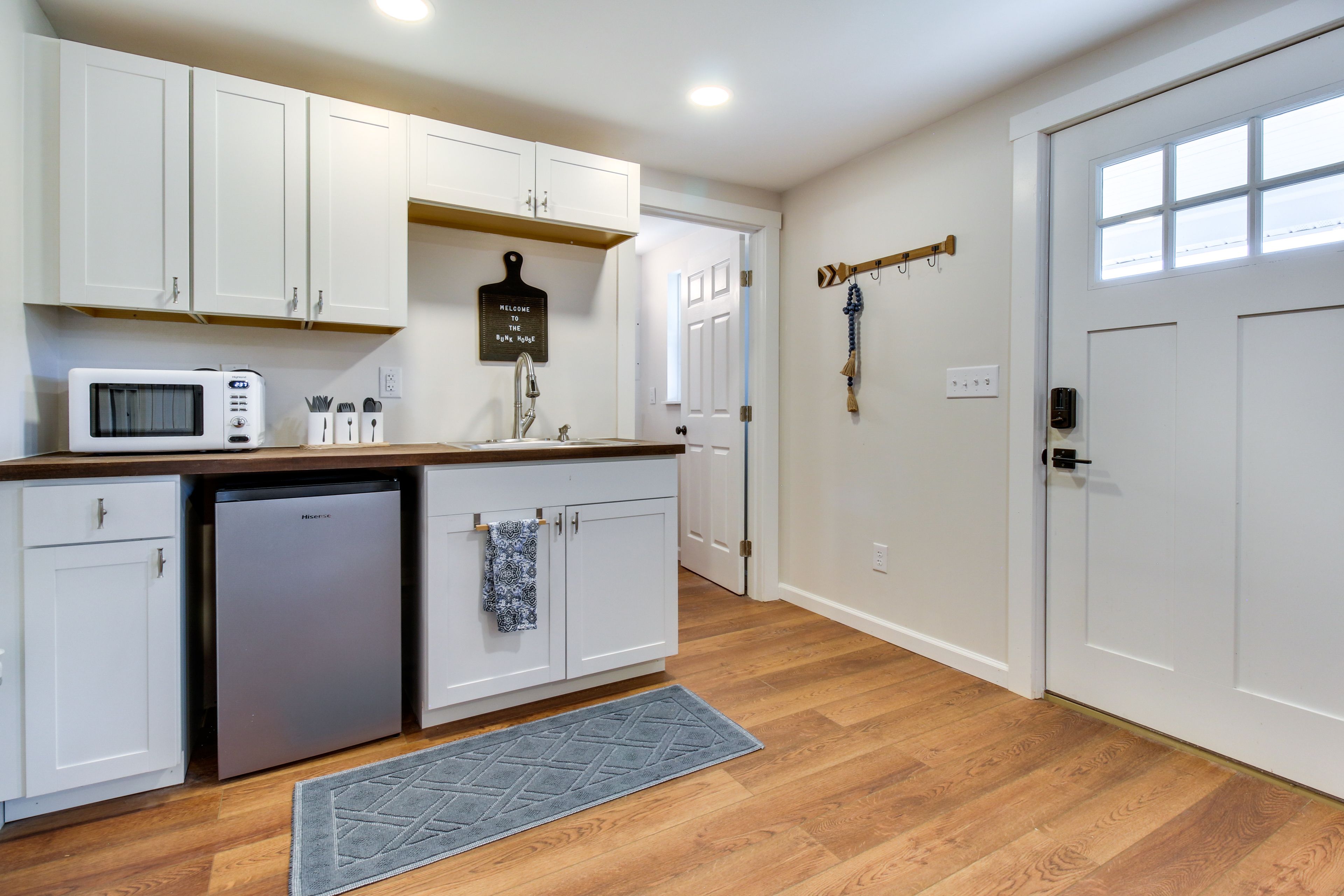 Separate Bunkhouse | Kitchenette | Lofted Twin Bed | Futon