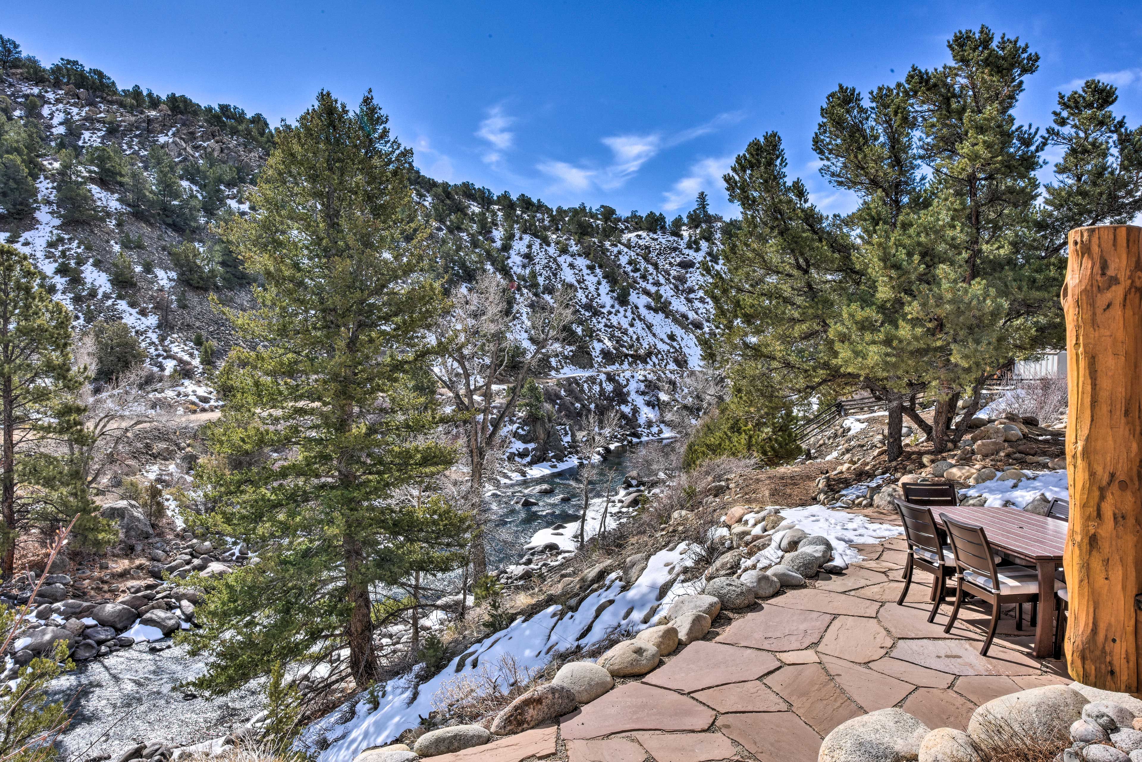 Flagstone Patio | Arkansas River View