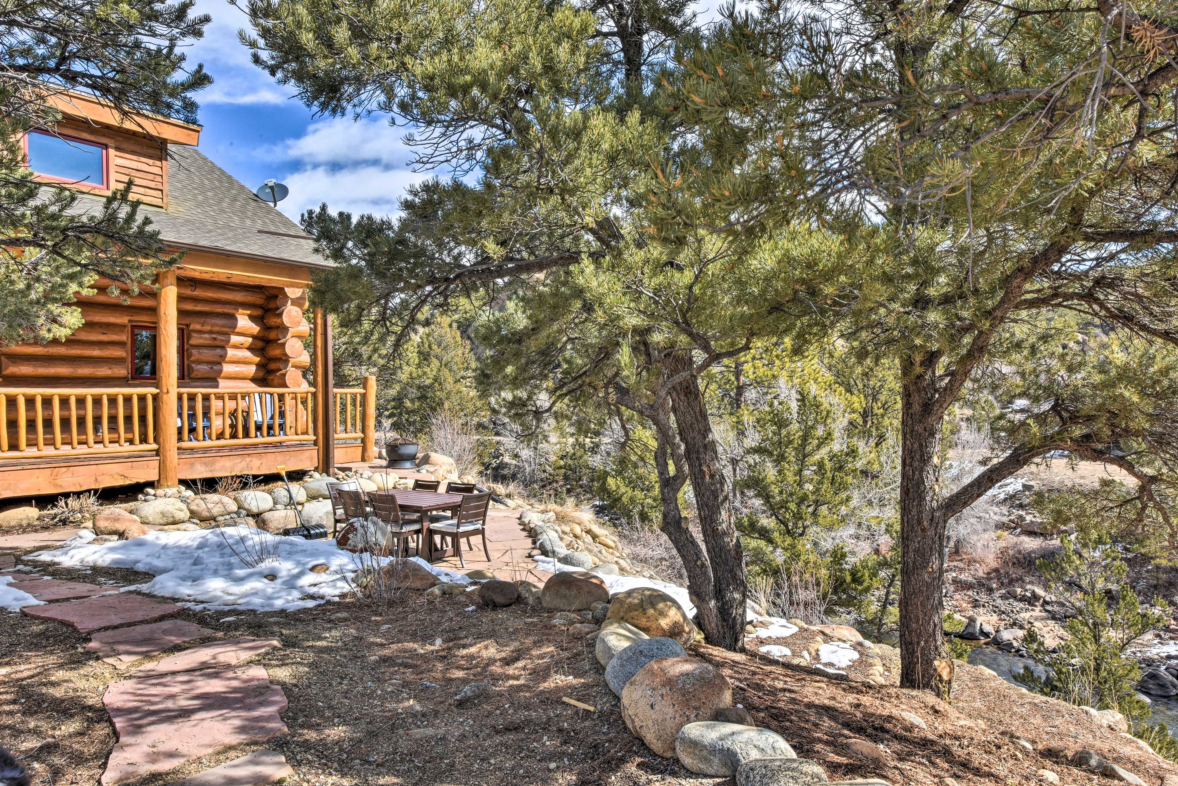 Cabin Exterior | Fish & Hike On-Site