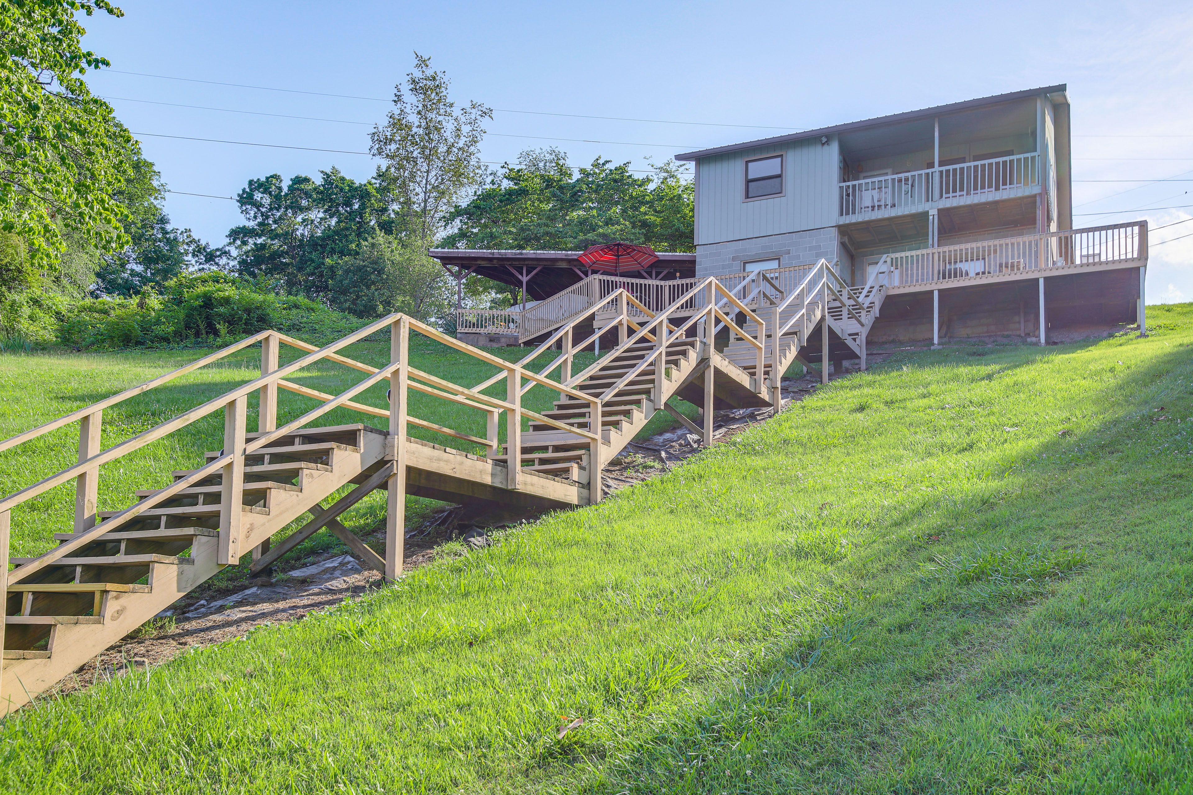 Home Exterior | Many Stairs to Access Water | 2 Decks