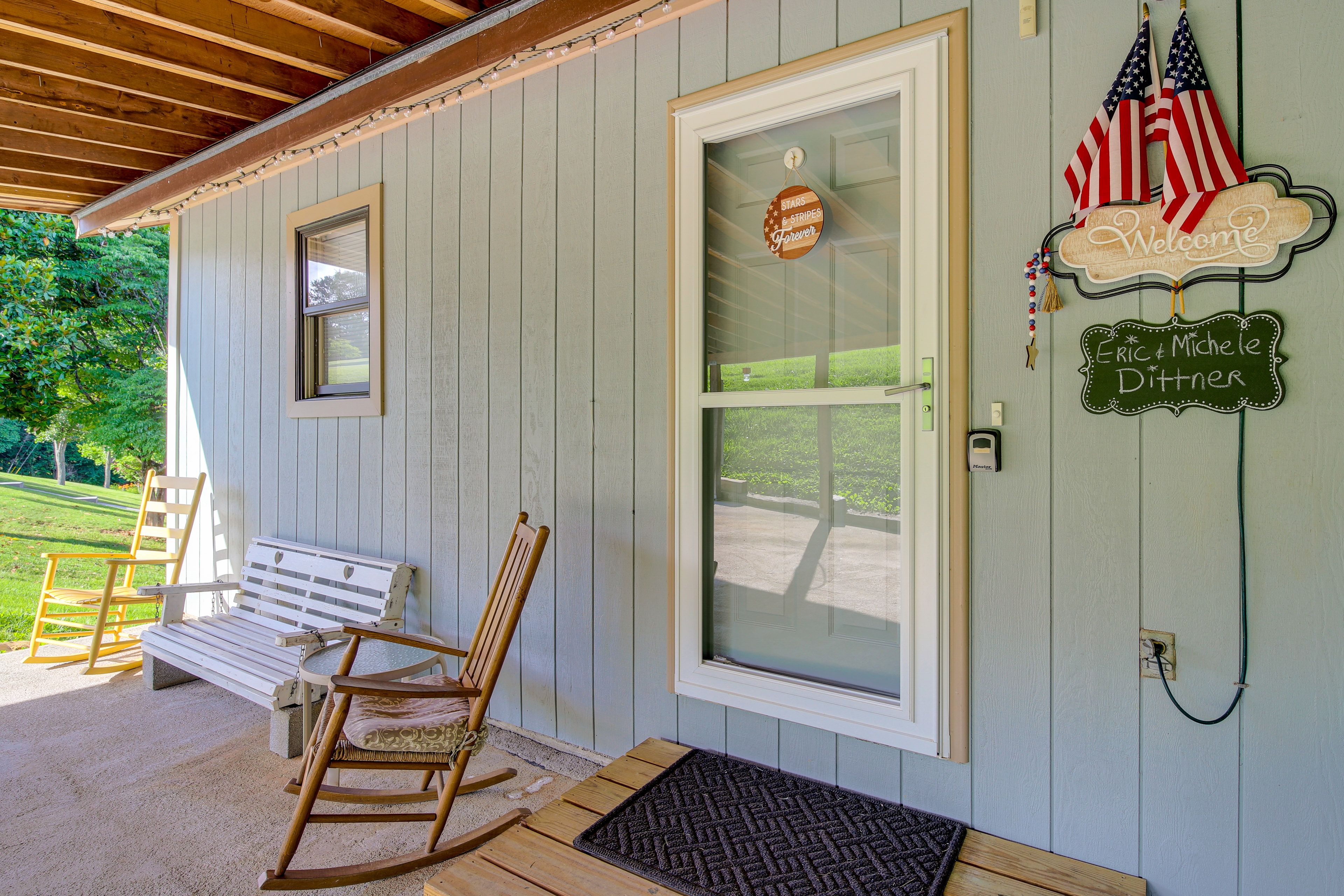 Home Exterior | Covered Entryway | 2 Steps to Access