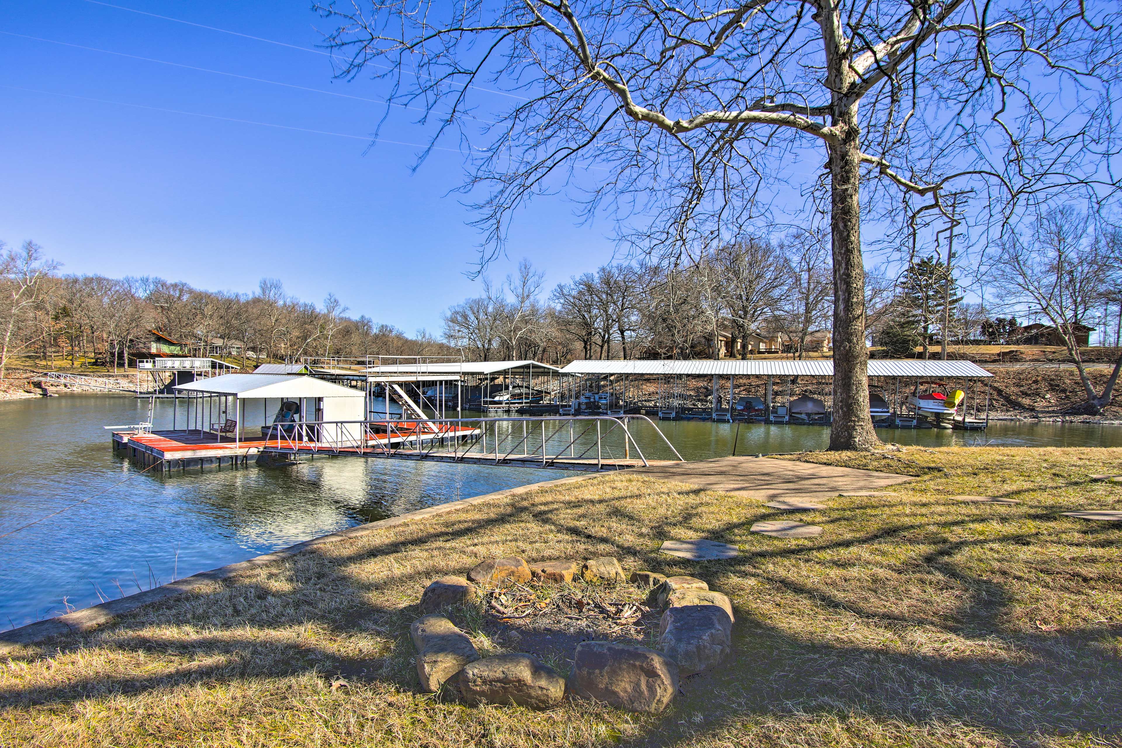 Backyard | Fire Pit | Direct Water Access