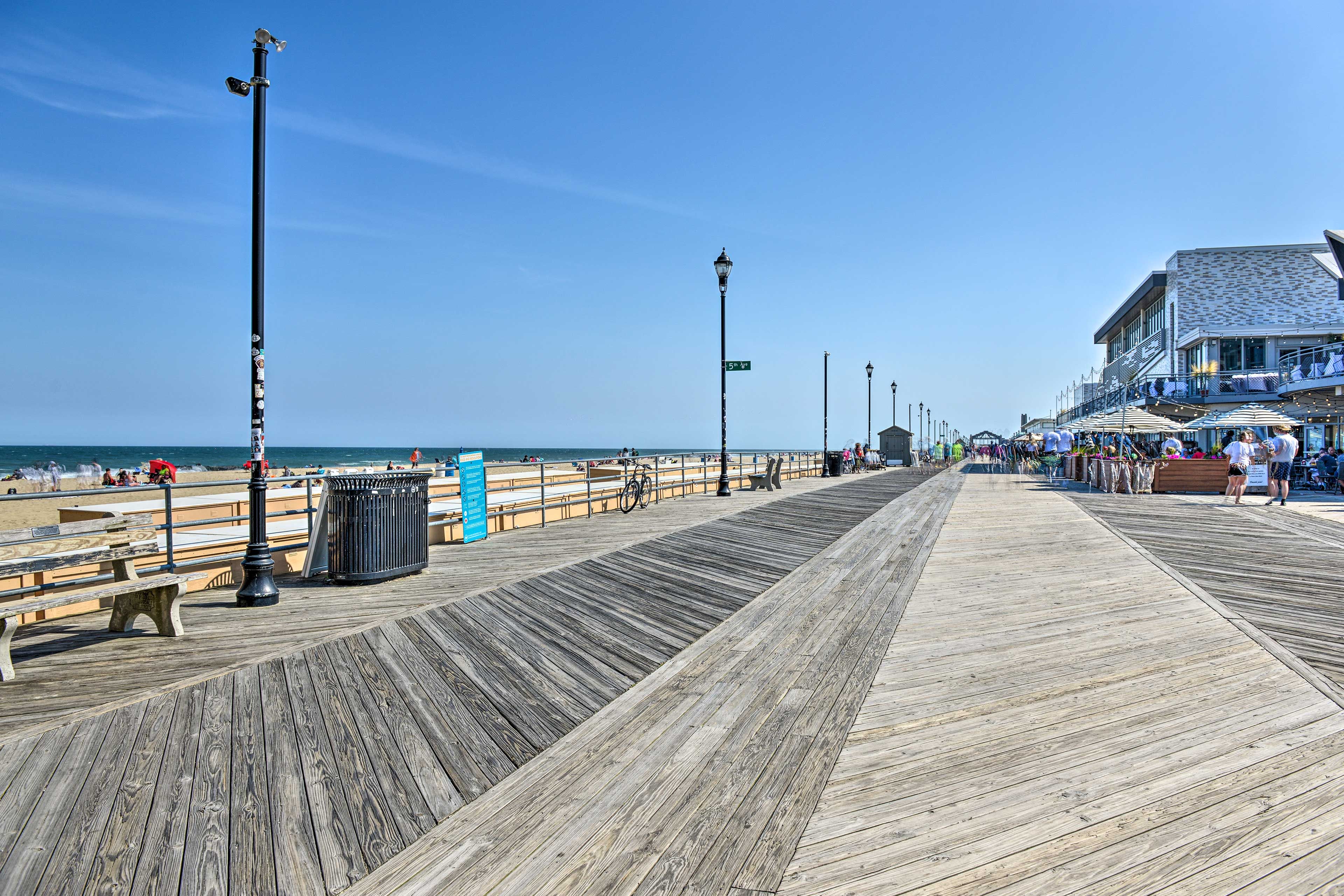Asbury Park Beach & Boardwalk | 2.5 Blocks Away
