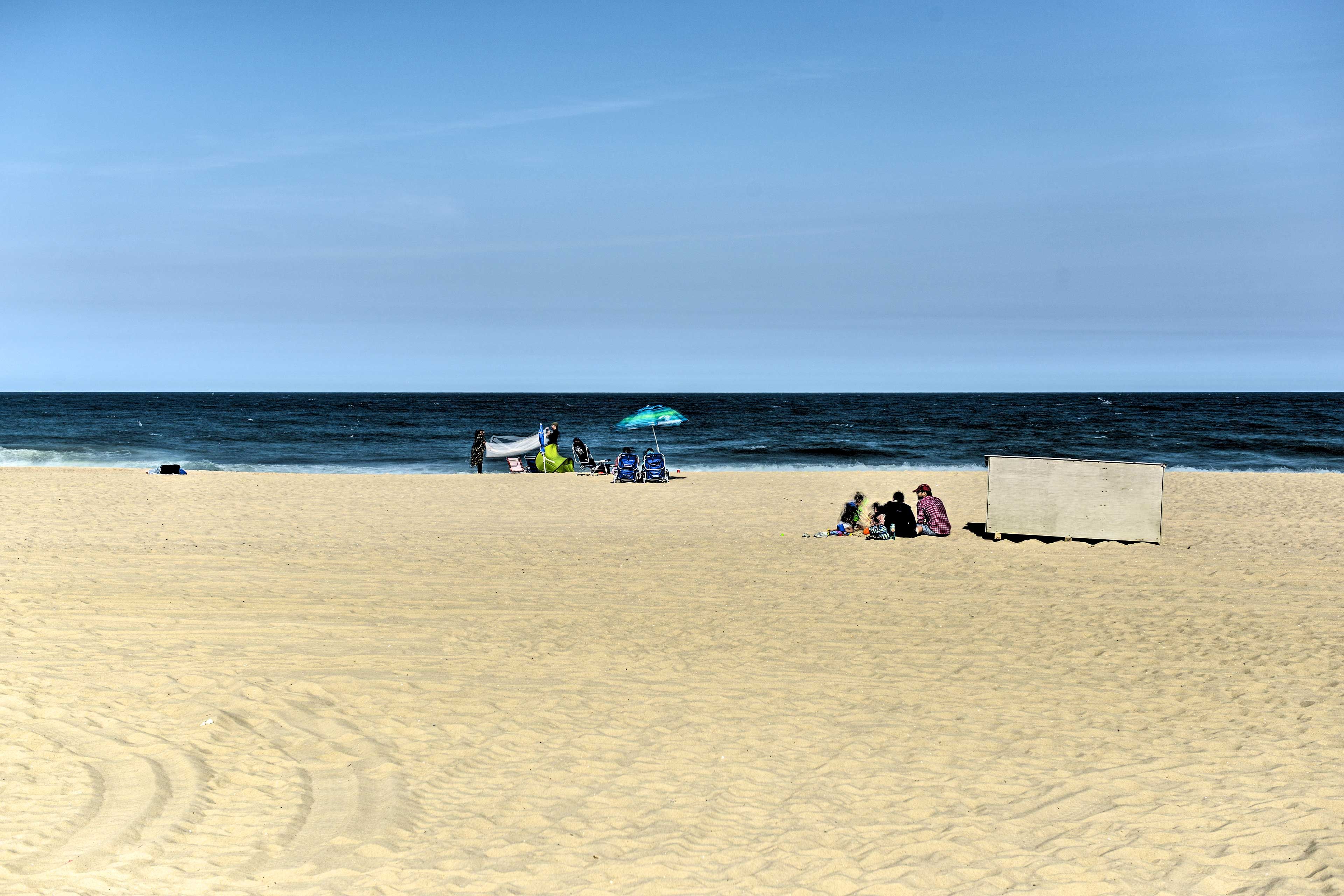 Asbury Park Beach | 0.4 Miles Away | Beach Chairs & Umbrella Provided