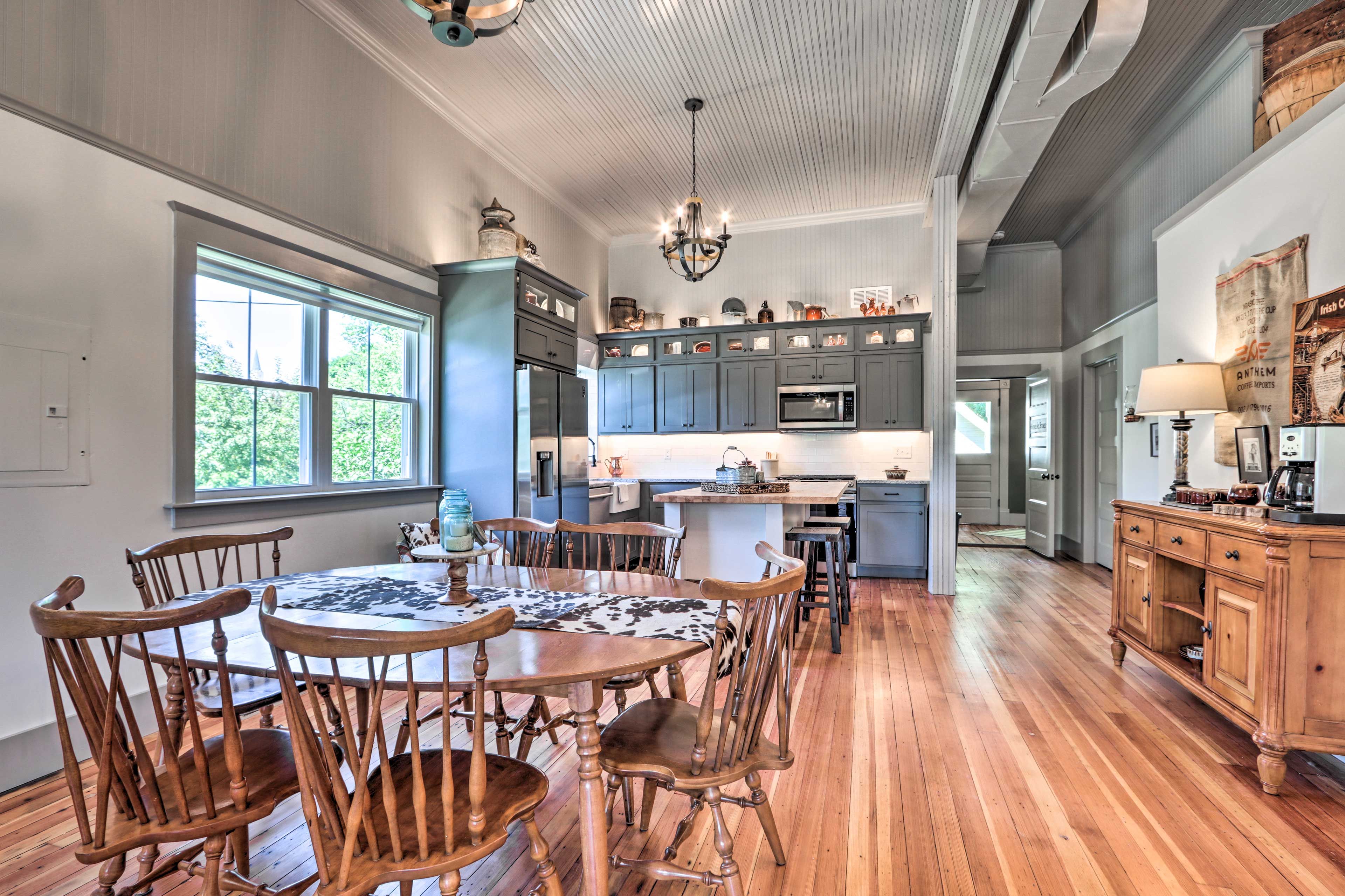 Dining Area | Dishware Provided | Drip Coffee Maker