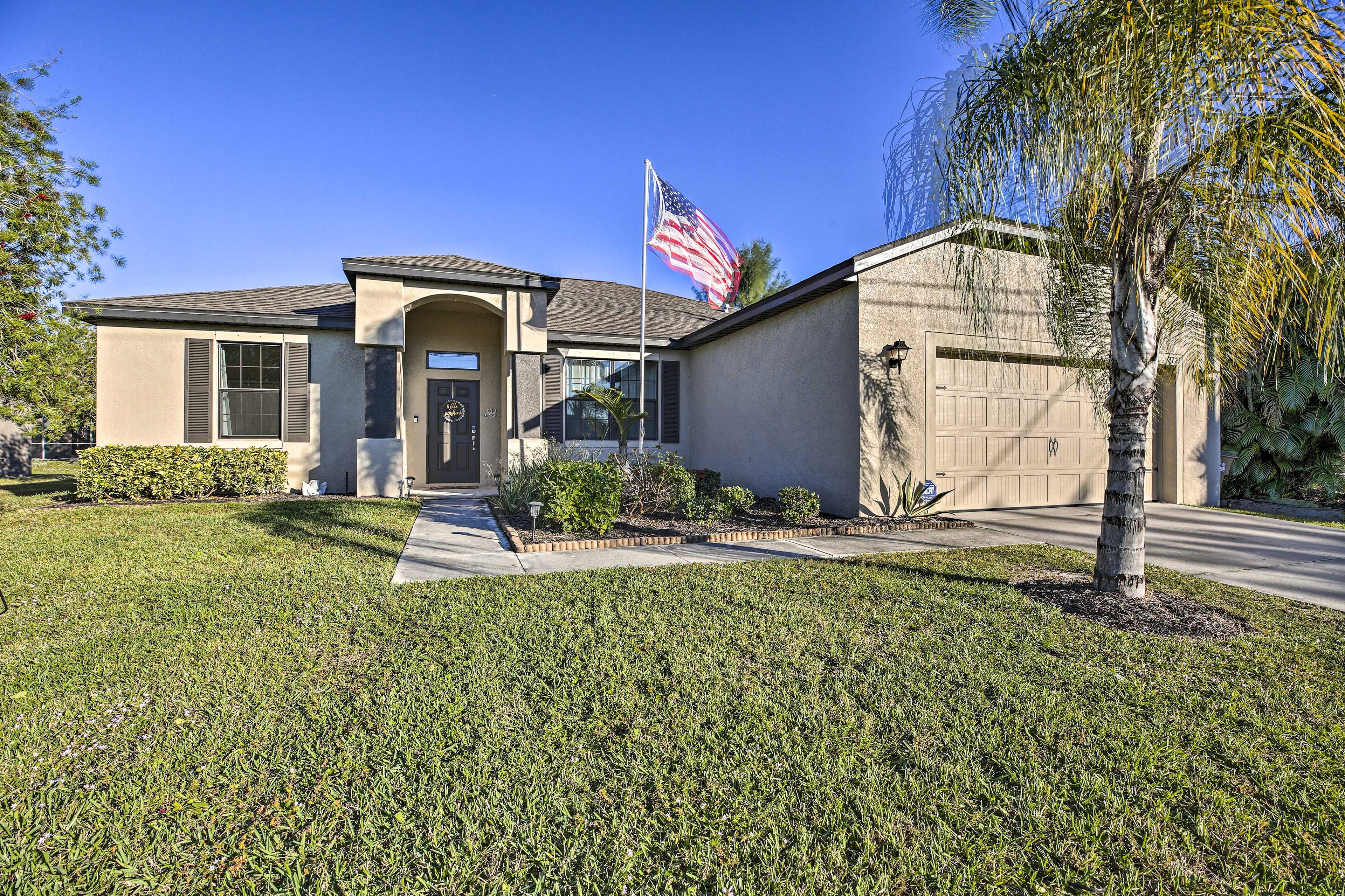 Cape Coral Vacation Rental | 4BR | 2BA | Step-Free Access | 2,000 Sq Ft