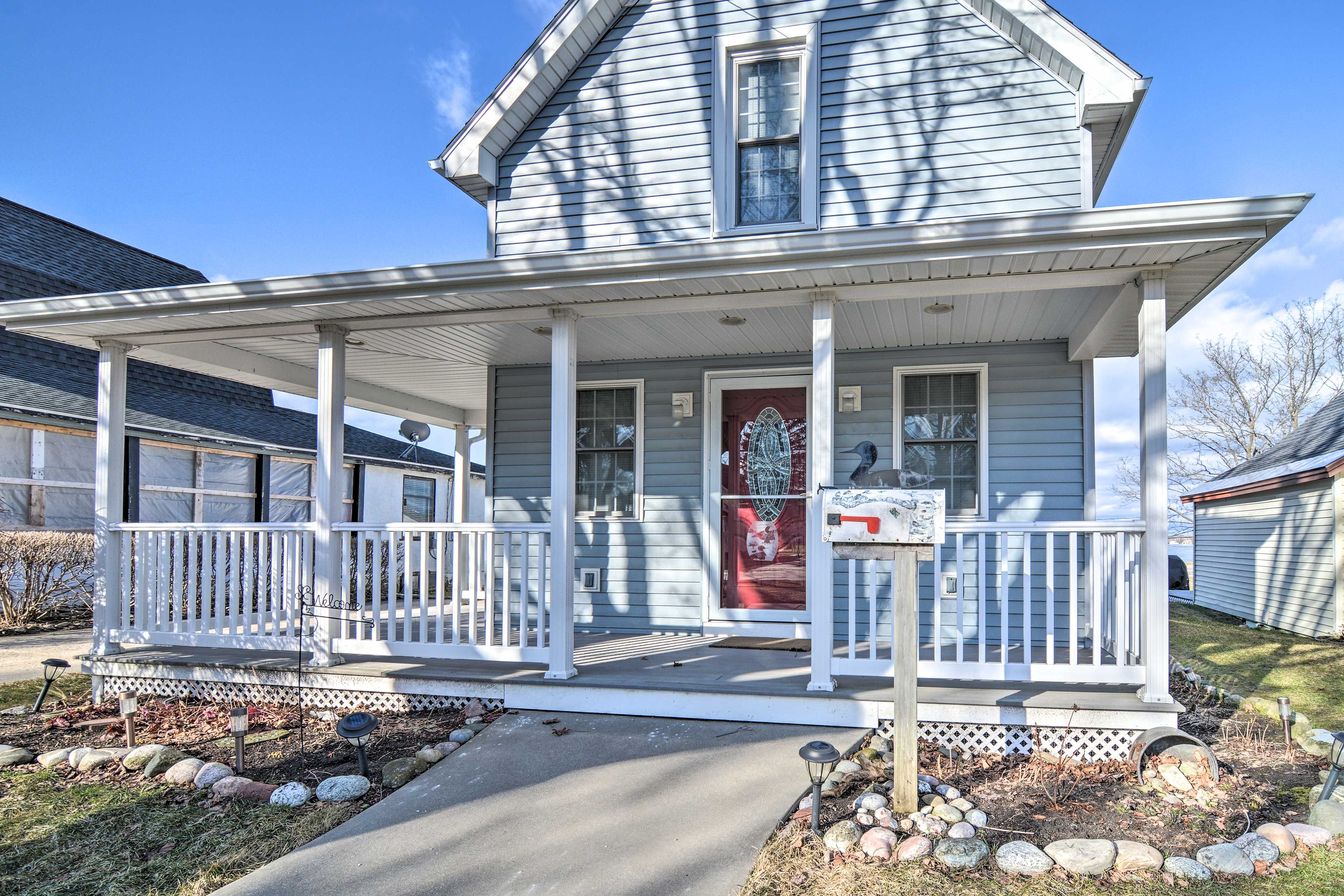 Boyne City Vacation Rental | 2BR | 2BA | 1,260 Sq Ft | Stairs Required