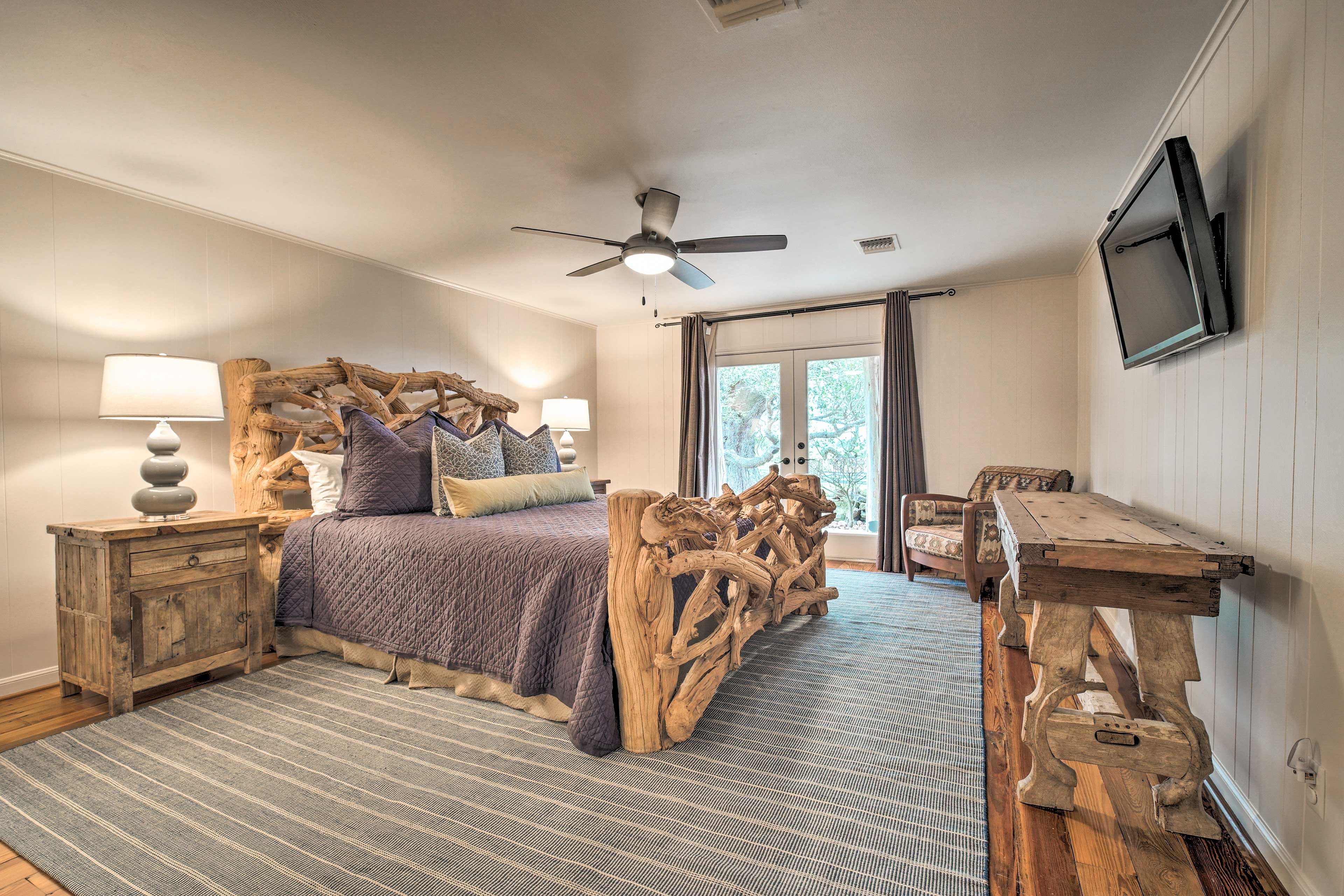 Bedroom 1 | King Bed | Patio Access