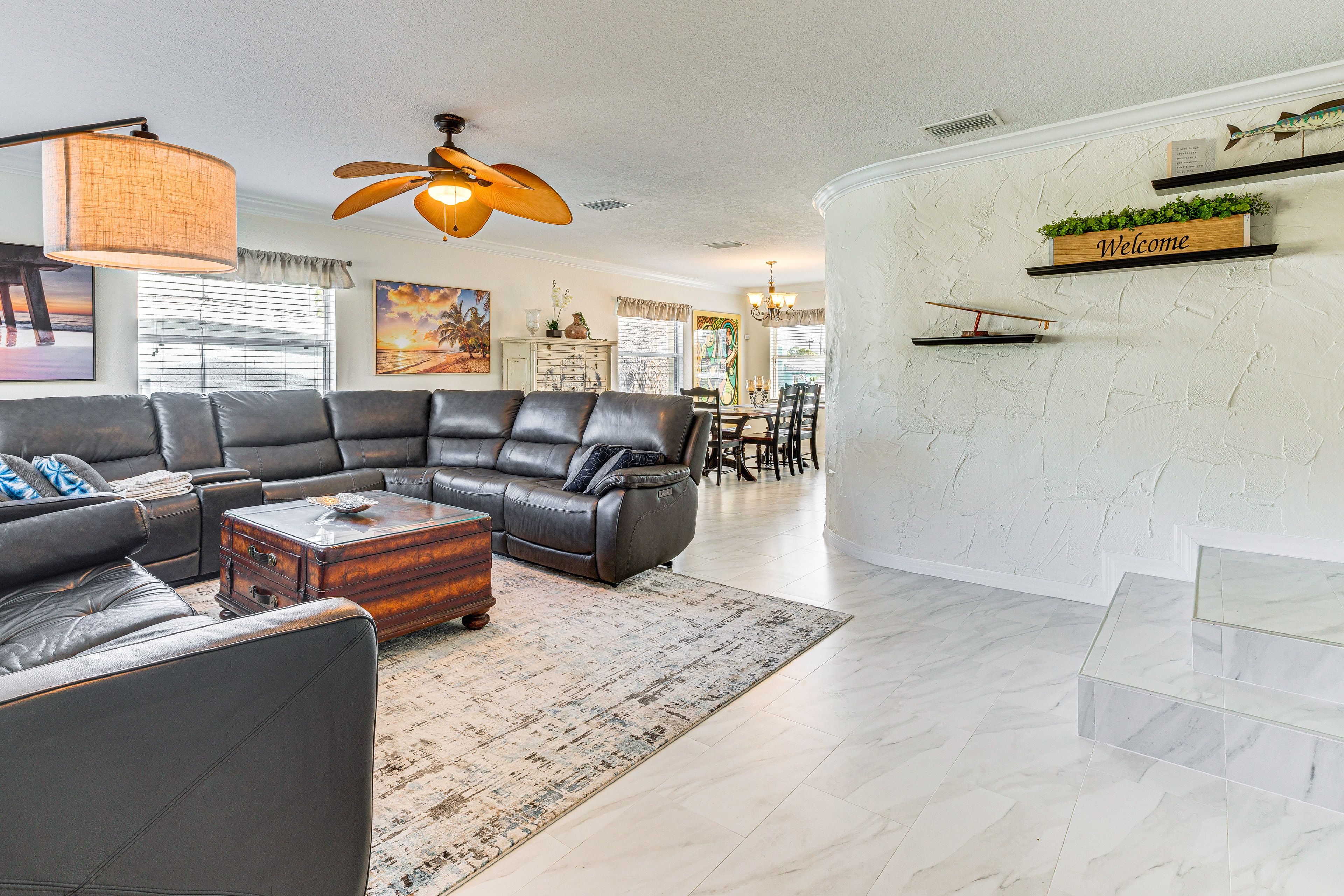 Living Room | Smart TV | Central A/C & Heating | Open Floor Plan