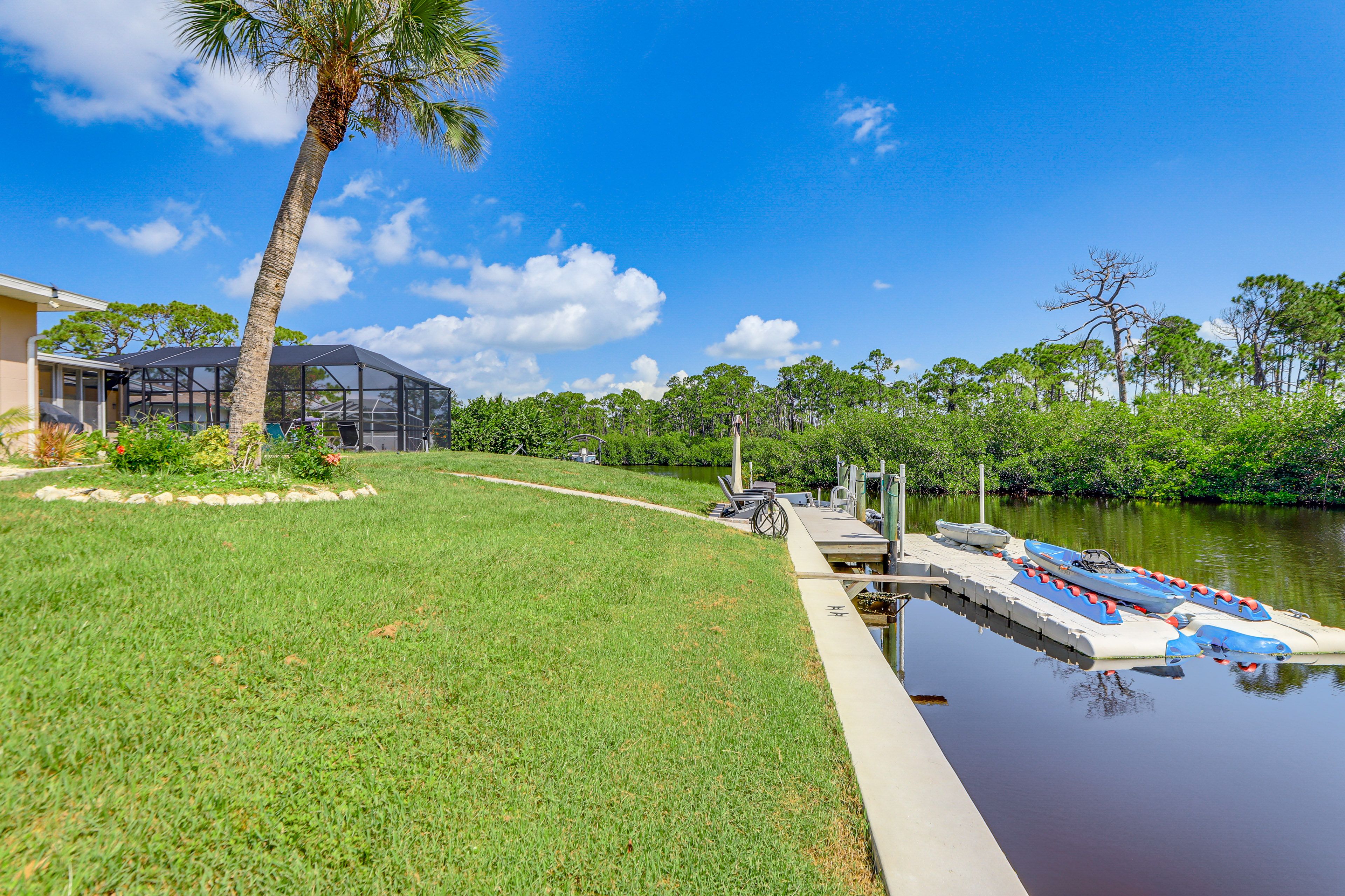Private Dock | Community Boat Ramp Available