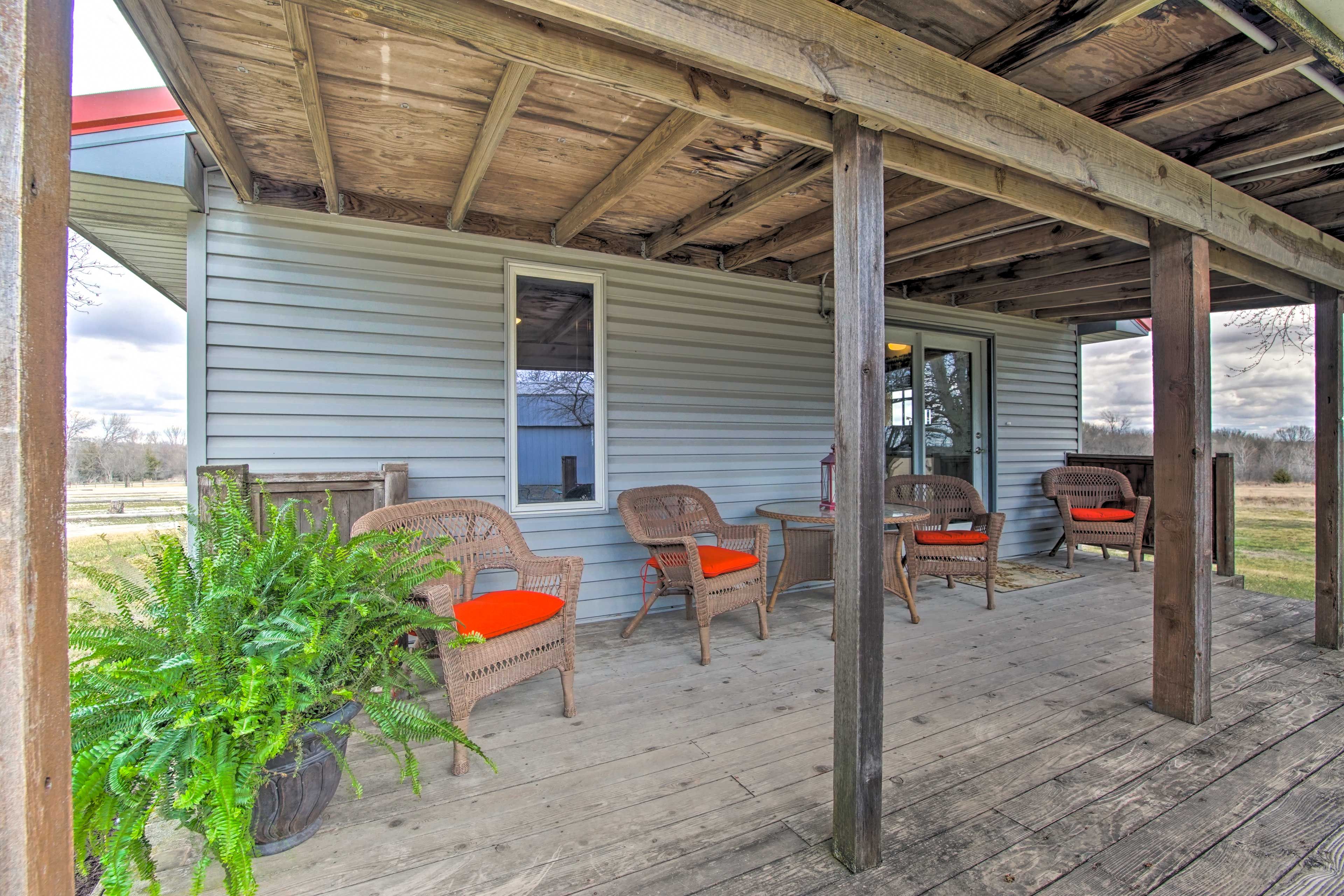 Covered Porch | Access via 1st Floor