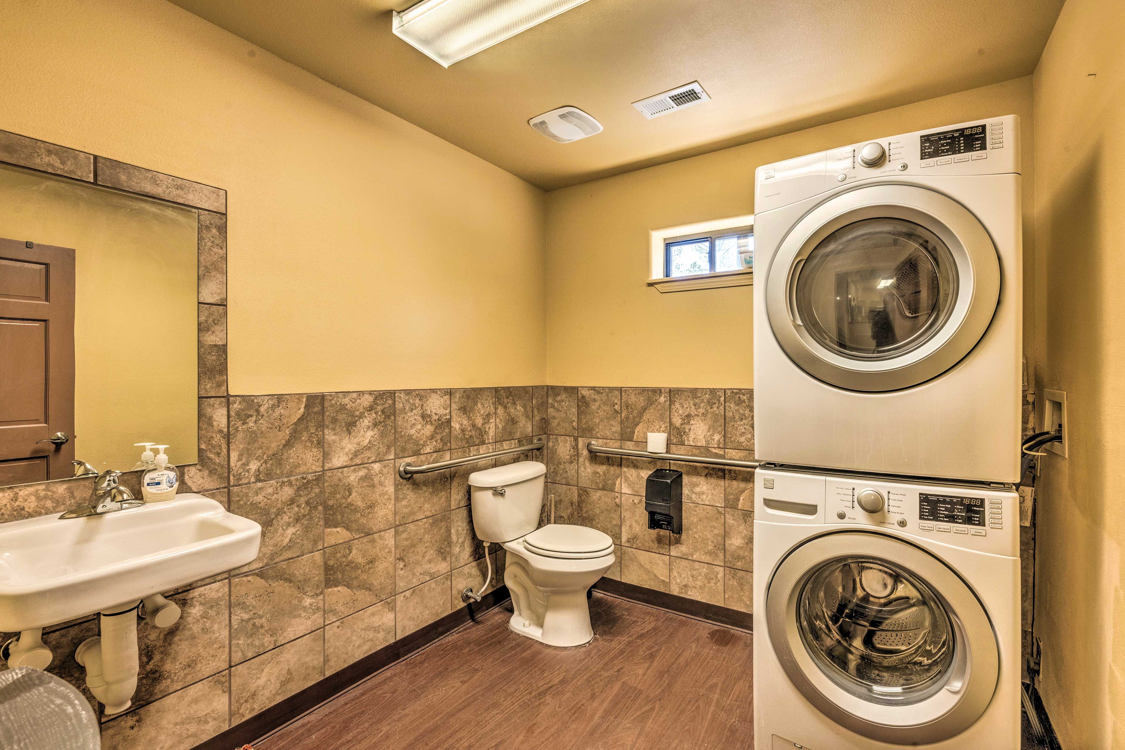 Half Bathroom | In-Home Laundry