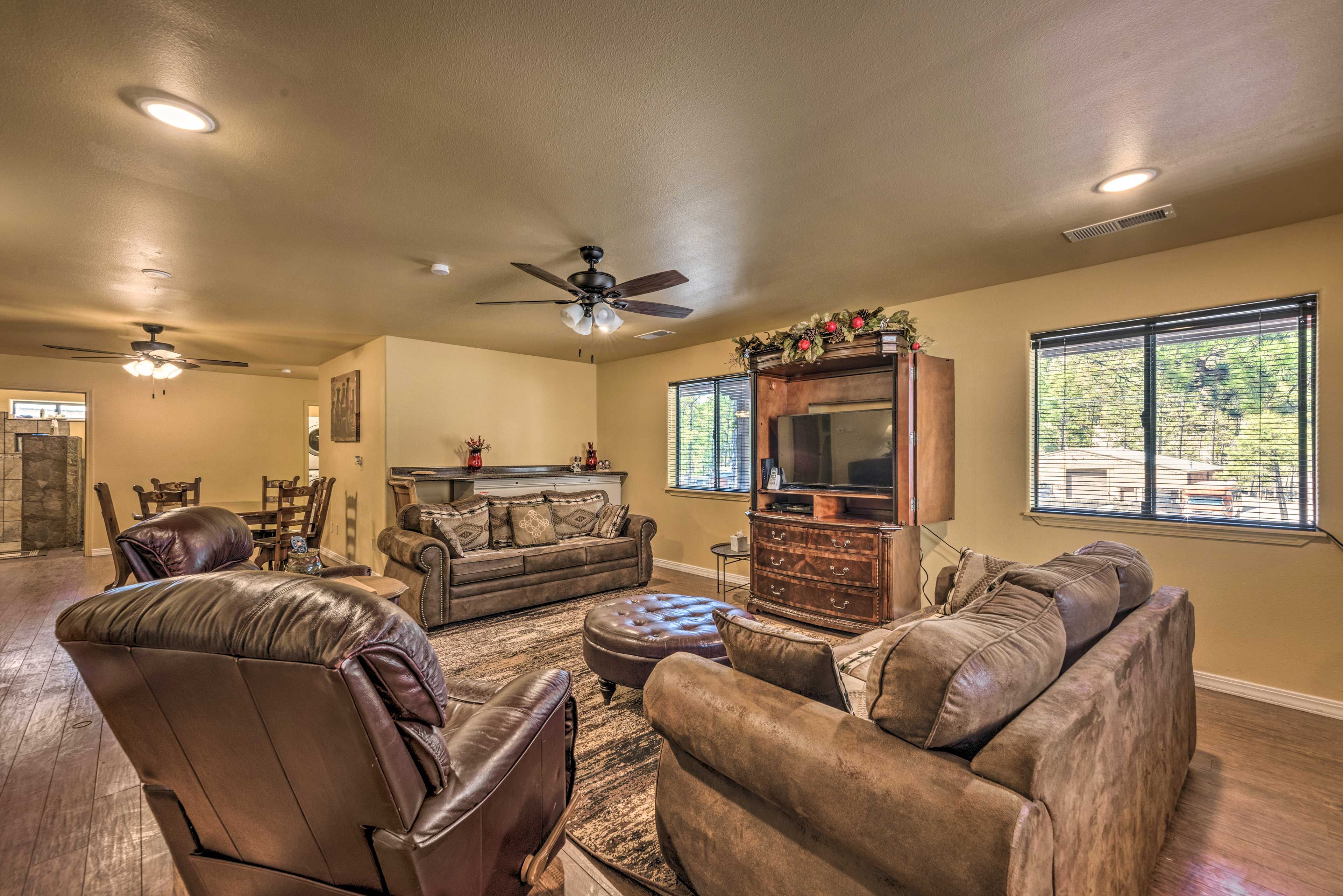 Living Room | Central Heat & A/C