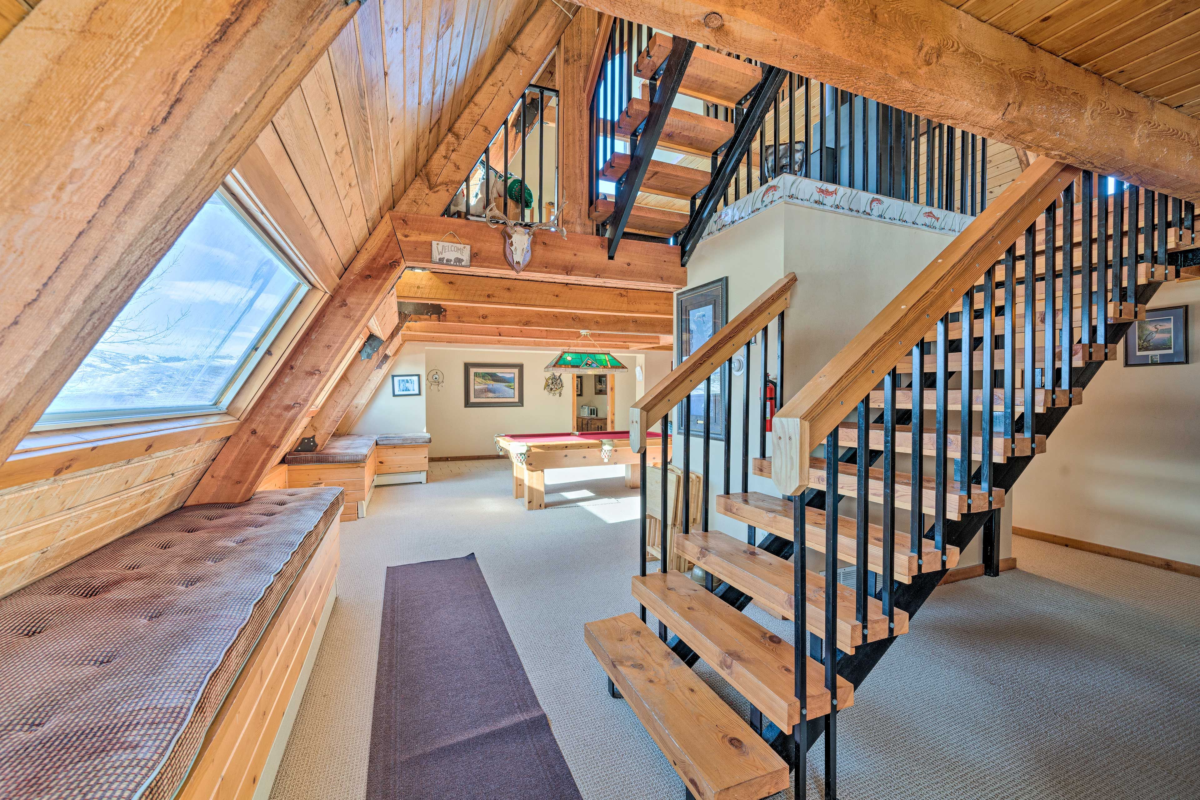 Central Staircase | Access to Kitchen & Living Room