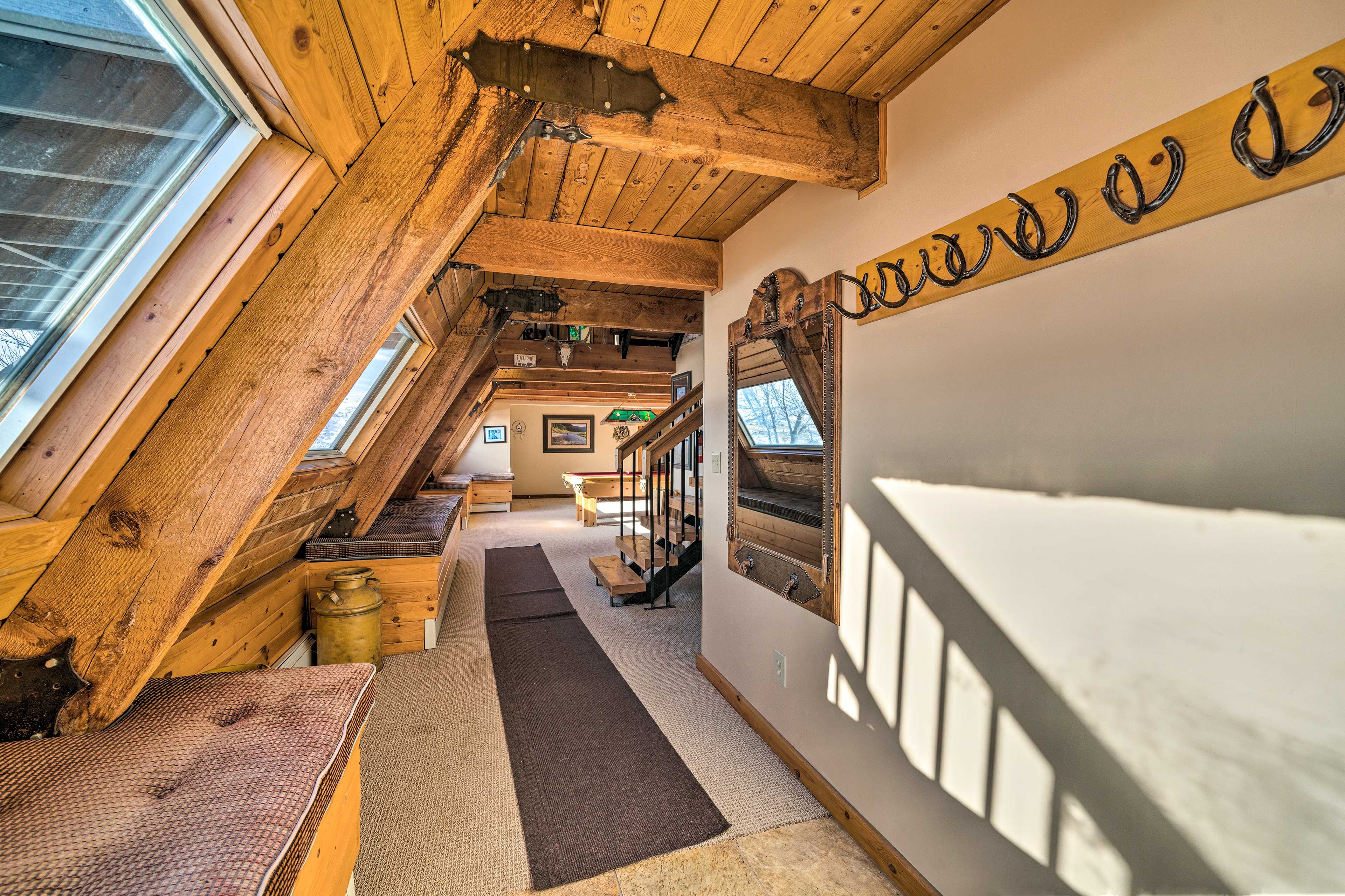 Hallway Leading to Central Stairs