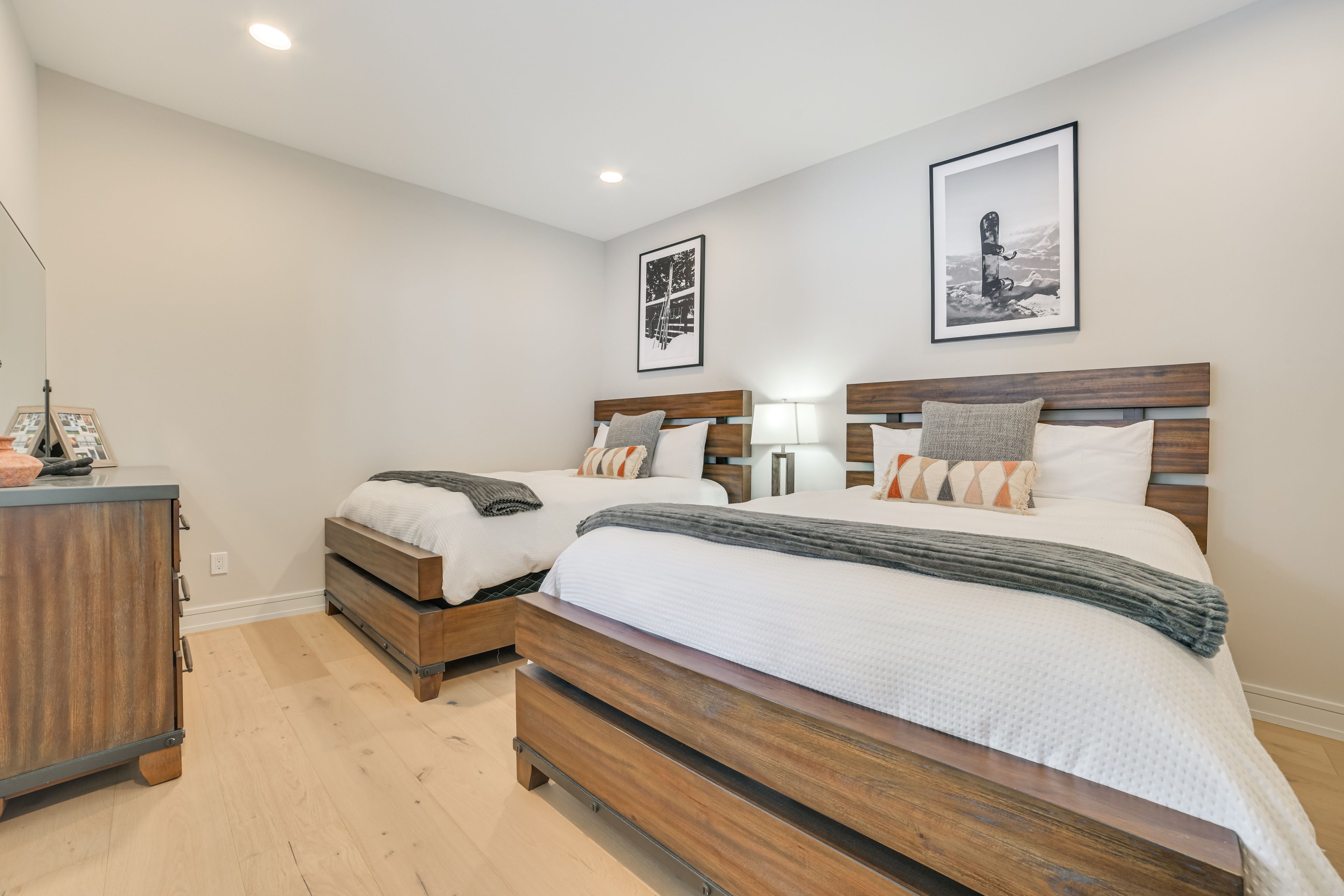Bedroom 4 | 2 Queen Beds | Smart TV | 1st Floor