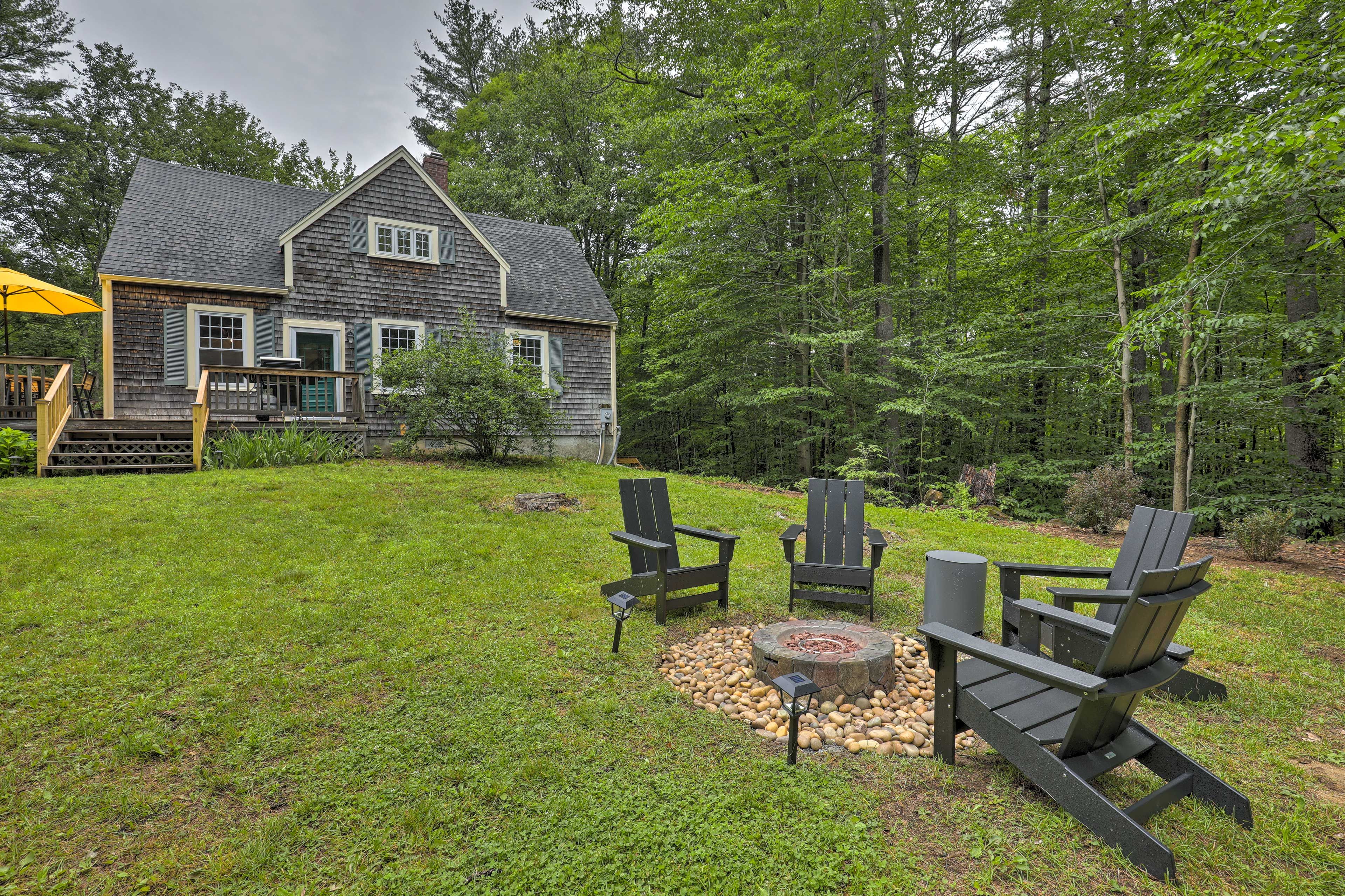 Jaffrey Vacation Rental | 4BR | 1.5BA | 1,800 Sq Ft | Steps Required