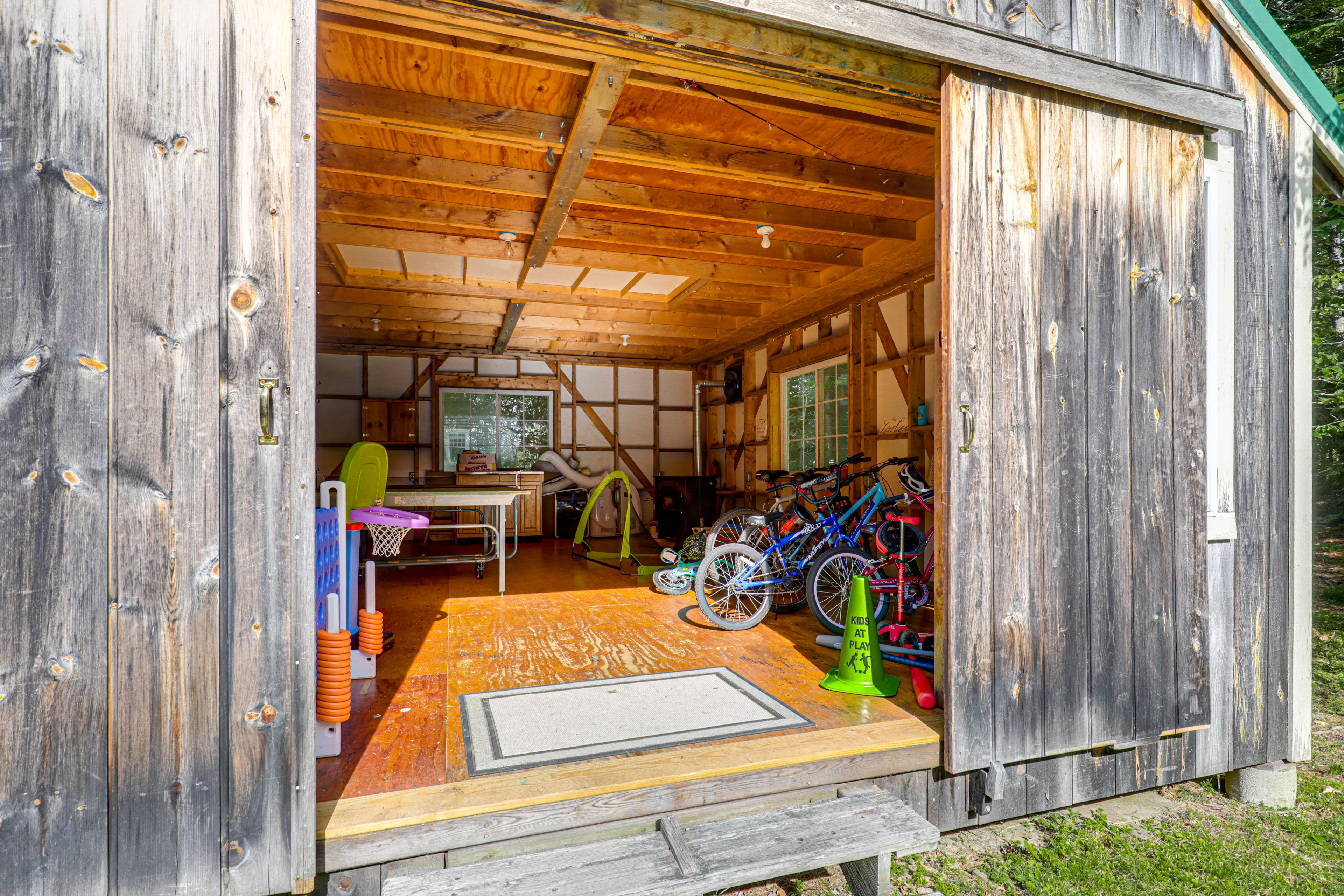 Shed | Bikes | Yard Games