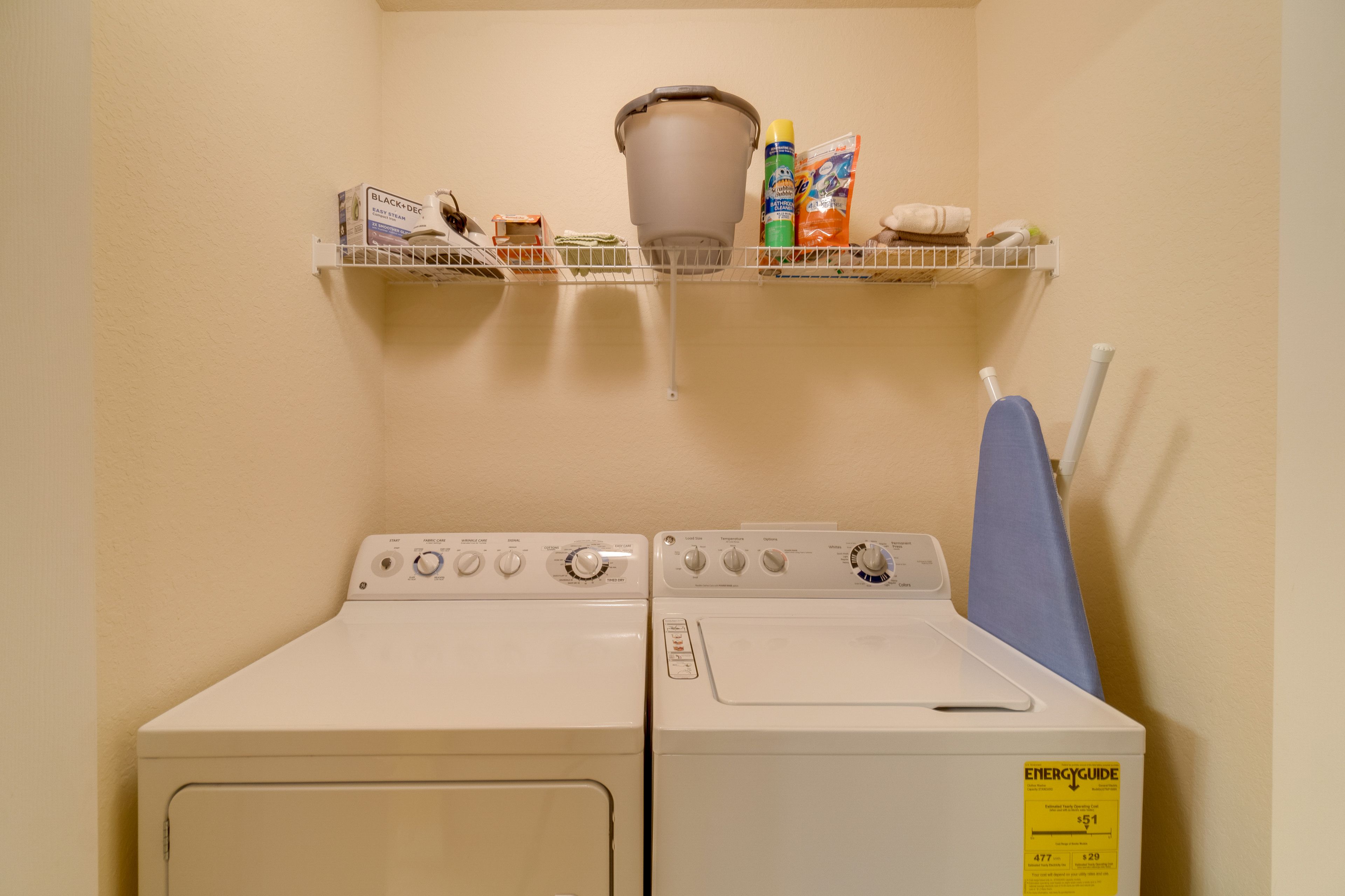 Washer/Dryer | Iron/Board