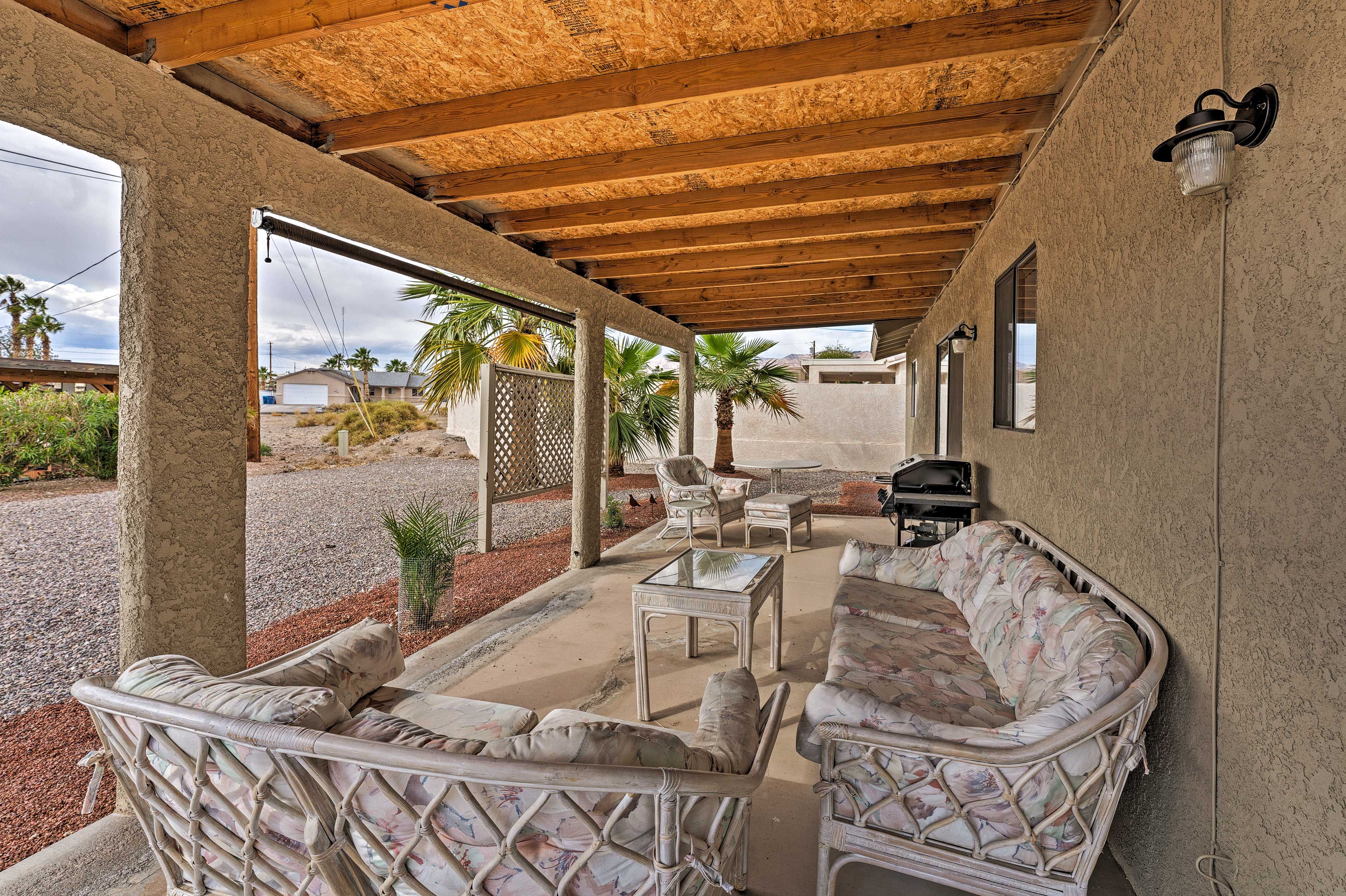 Private Covered Patio