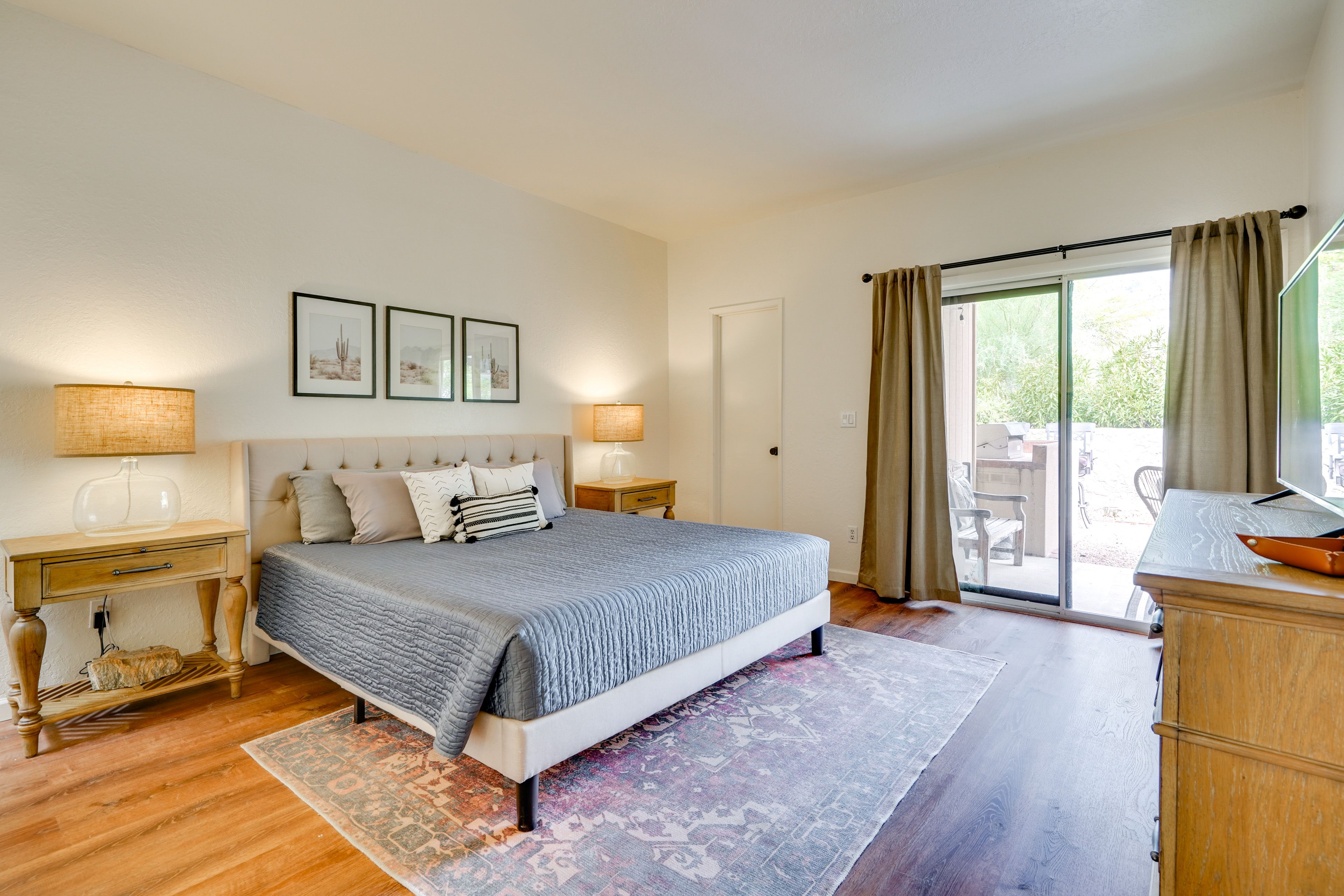 Bedroom 1 | King Bed | En-Suite Bathroom | Patio Access