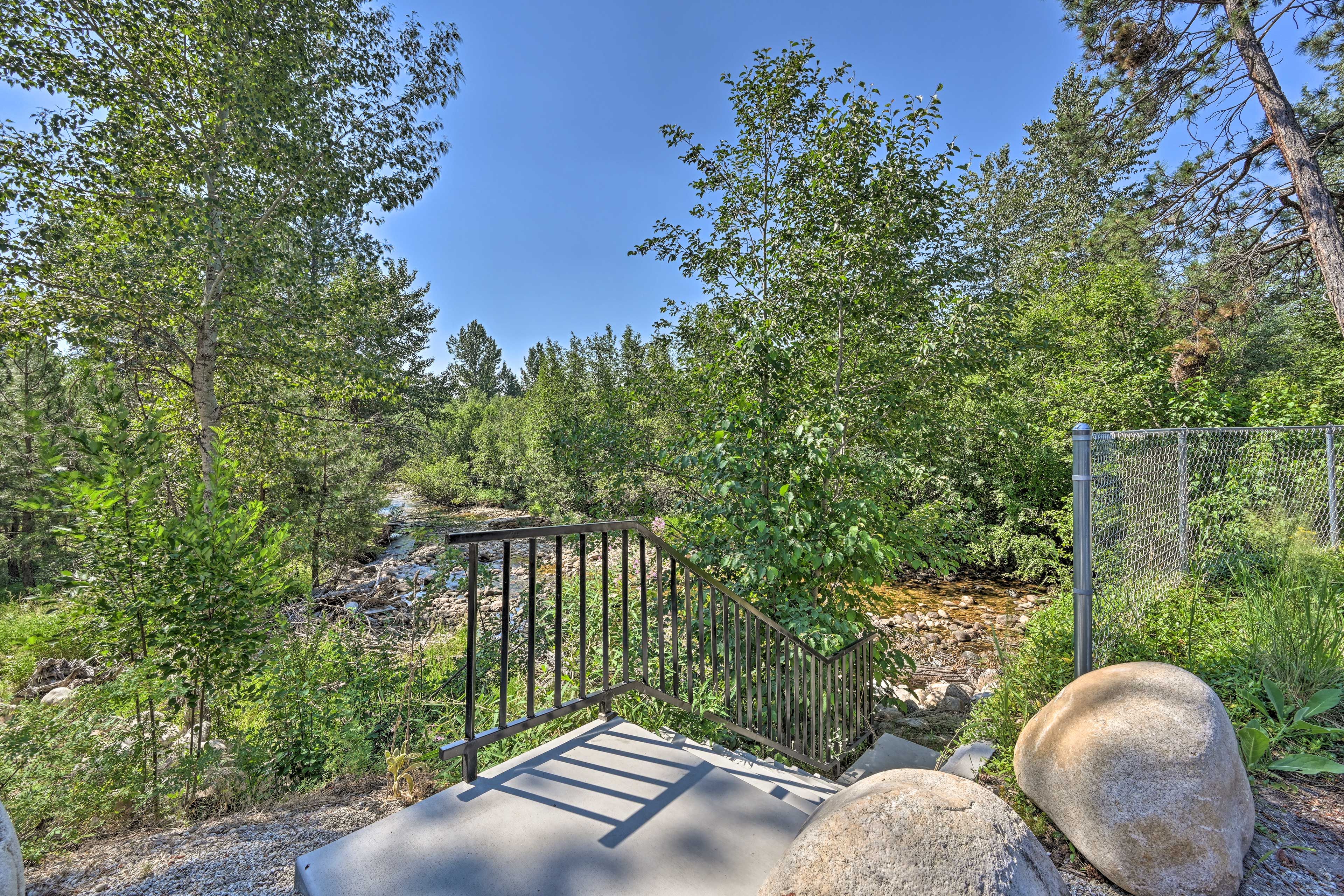 Cabin Exterior | Creek Access