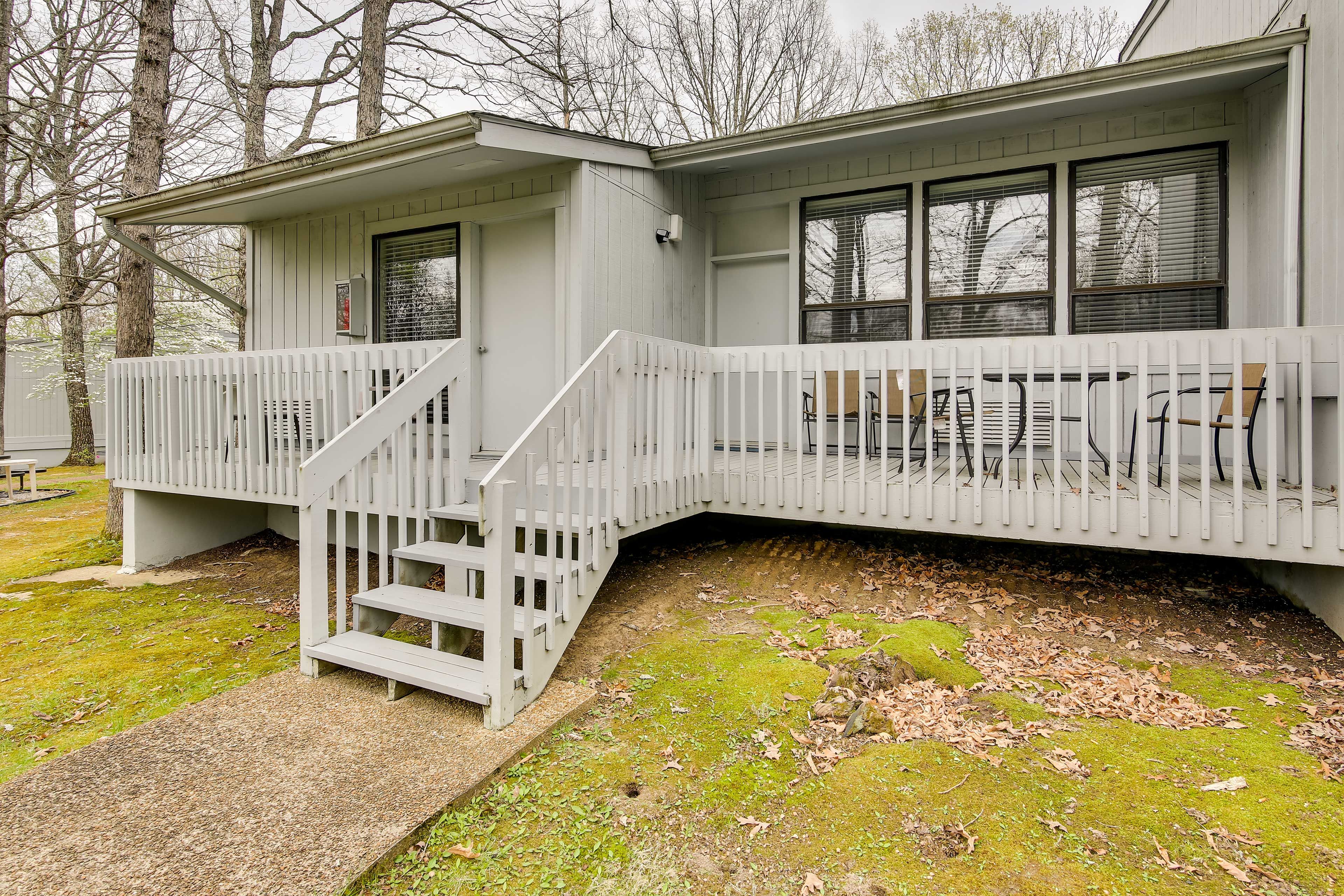 Condo Exterior | Community Parking Lot (3 Vehicles)