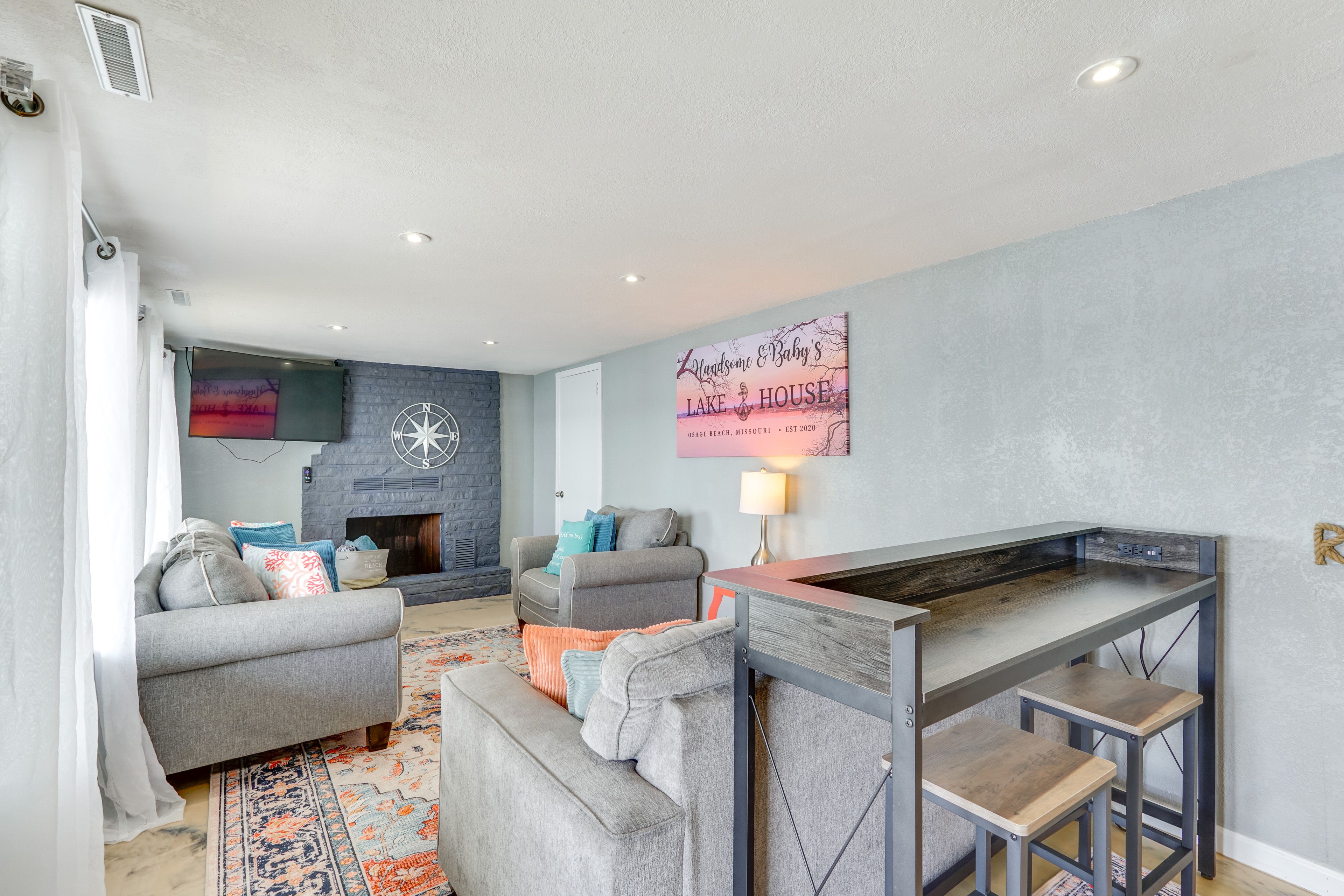 Family Room | Lower Level | Smart TV