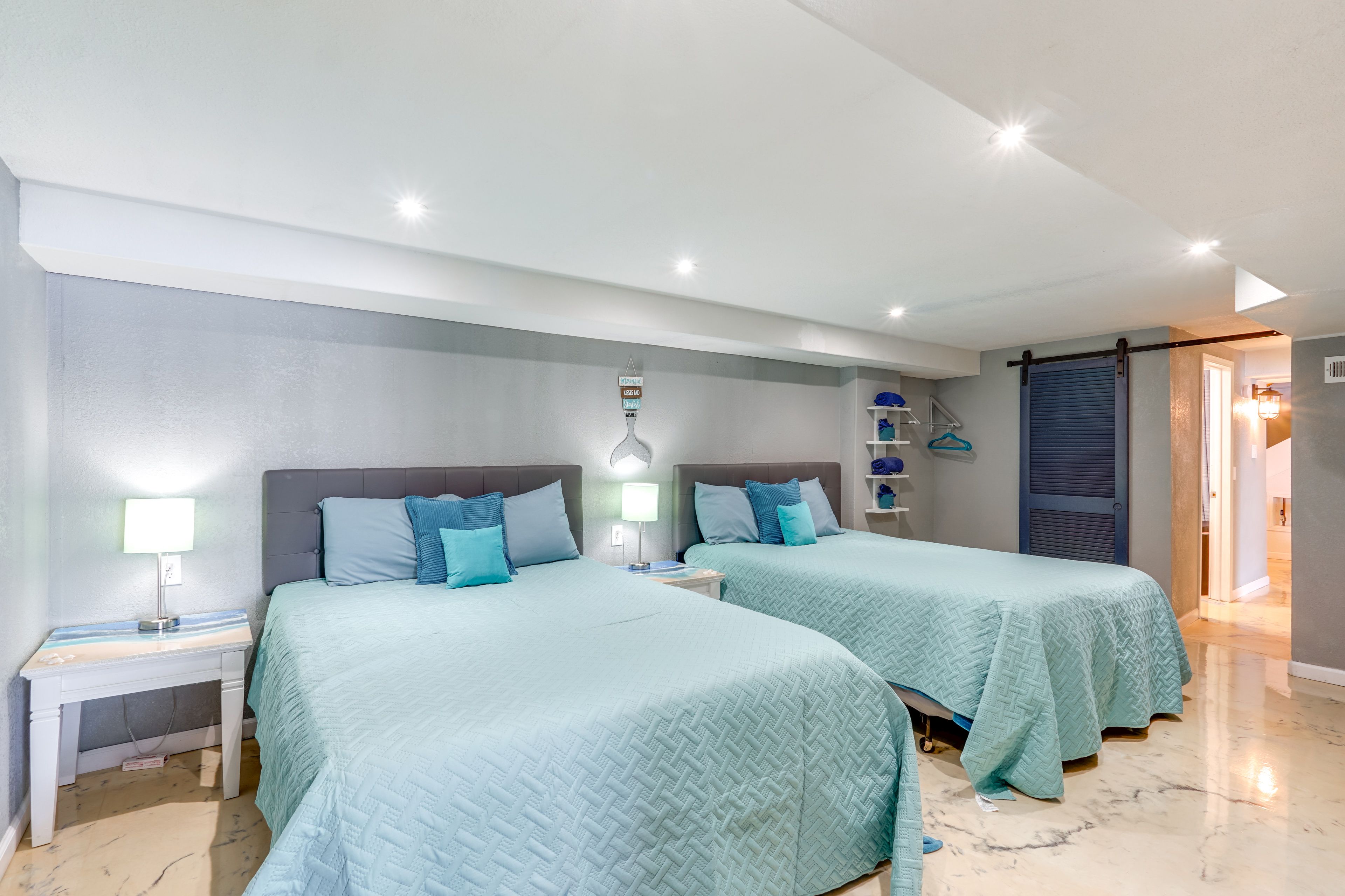 Bedroom 4 | 2 Queen Beds | Lower Level