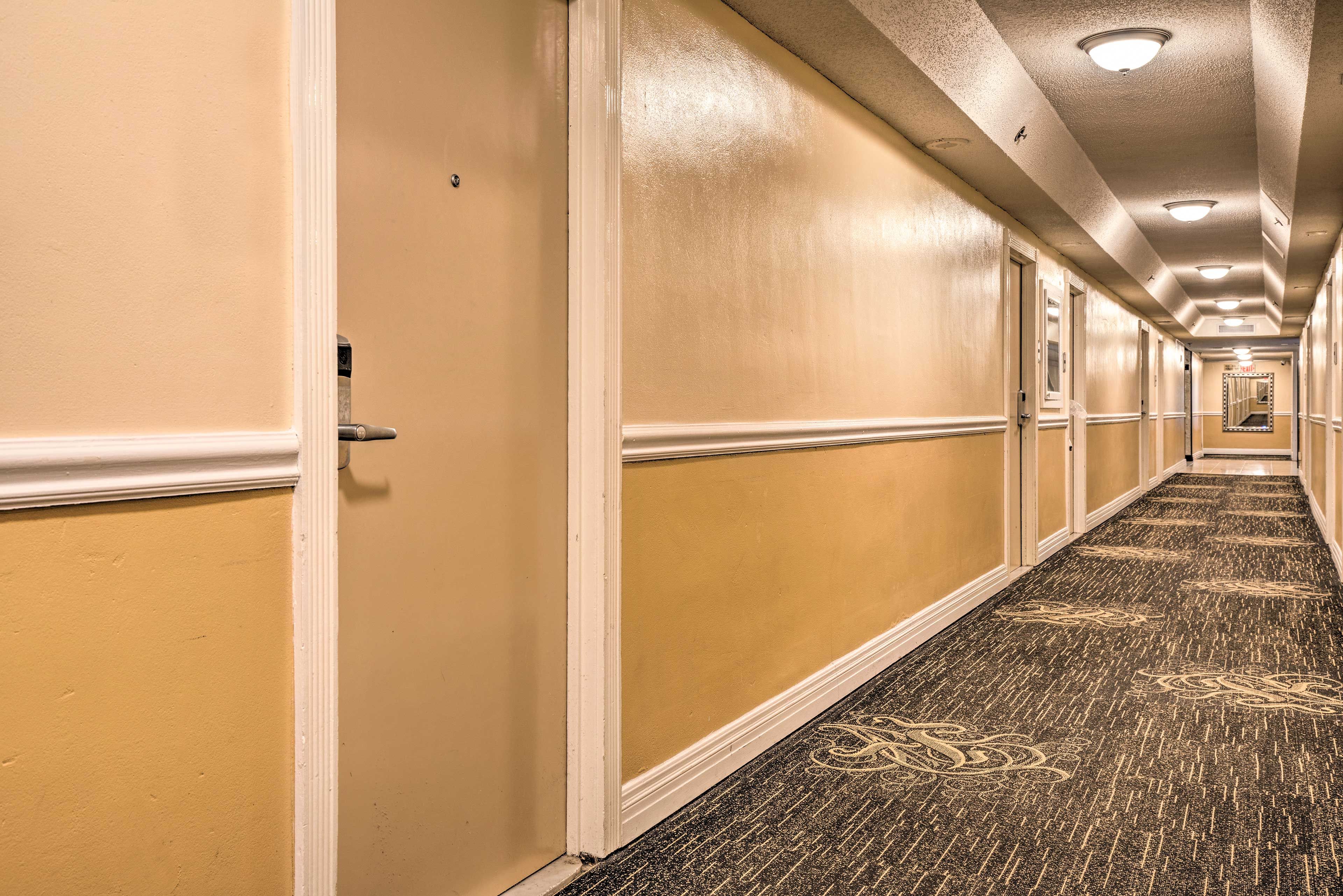 Hallway | Unit Entrance | Keyless Entry