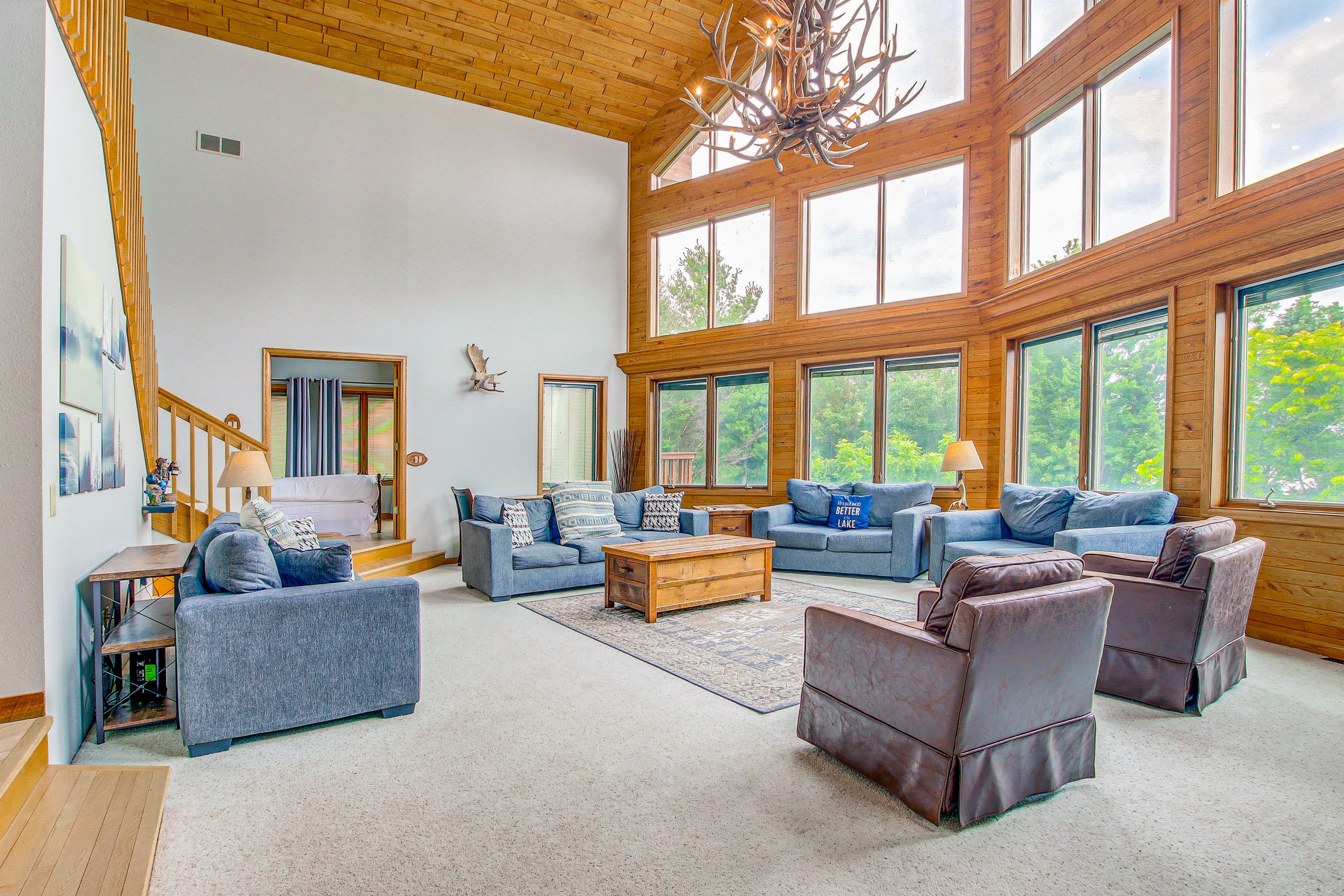 Living Room | Fireplace | Flat-Screen TV | Main Floor
