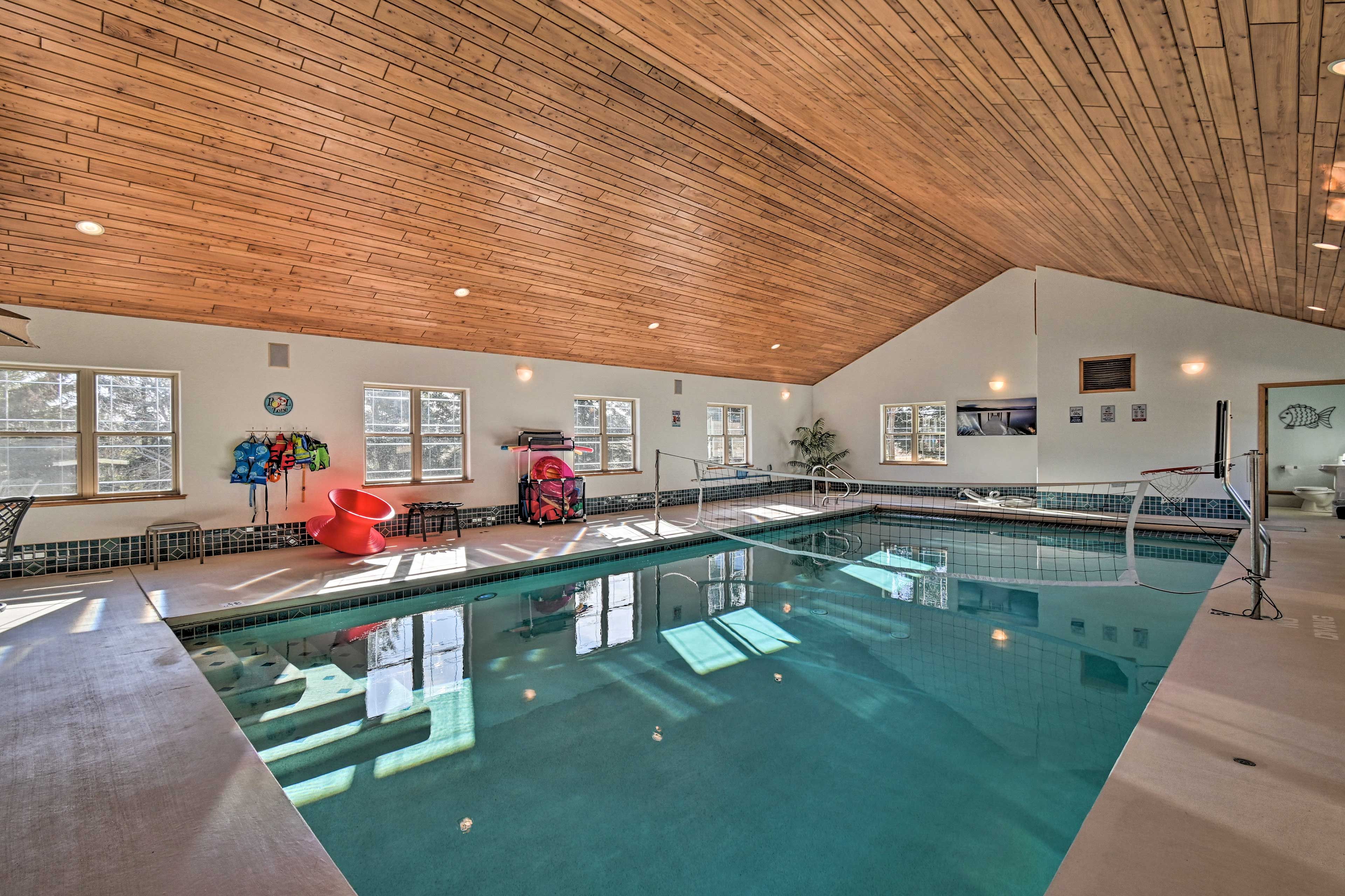 Private Indoor Pool | Pool Toys | Main Floor