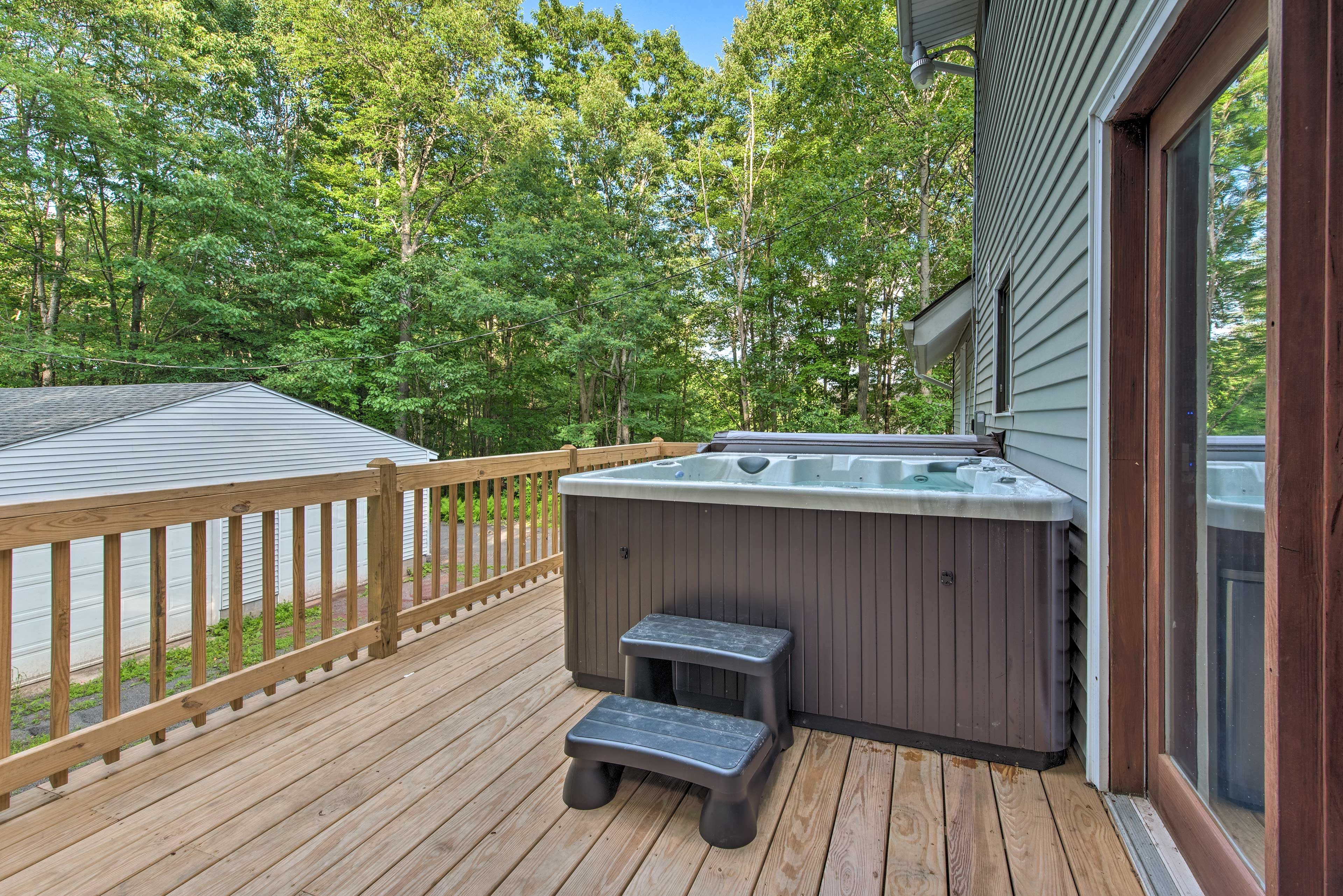 Furnished Deck | Private Hot Tub | Gas Grill