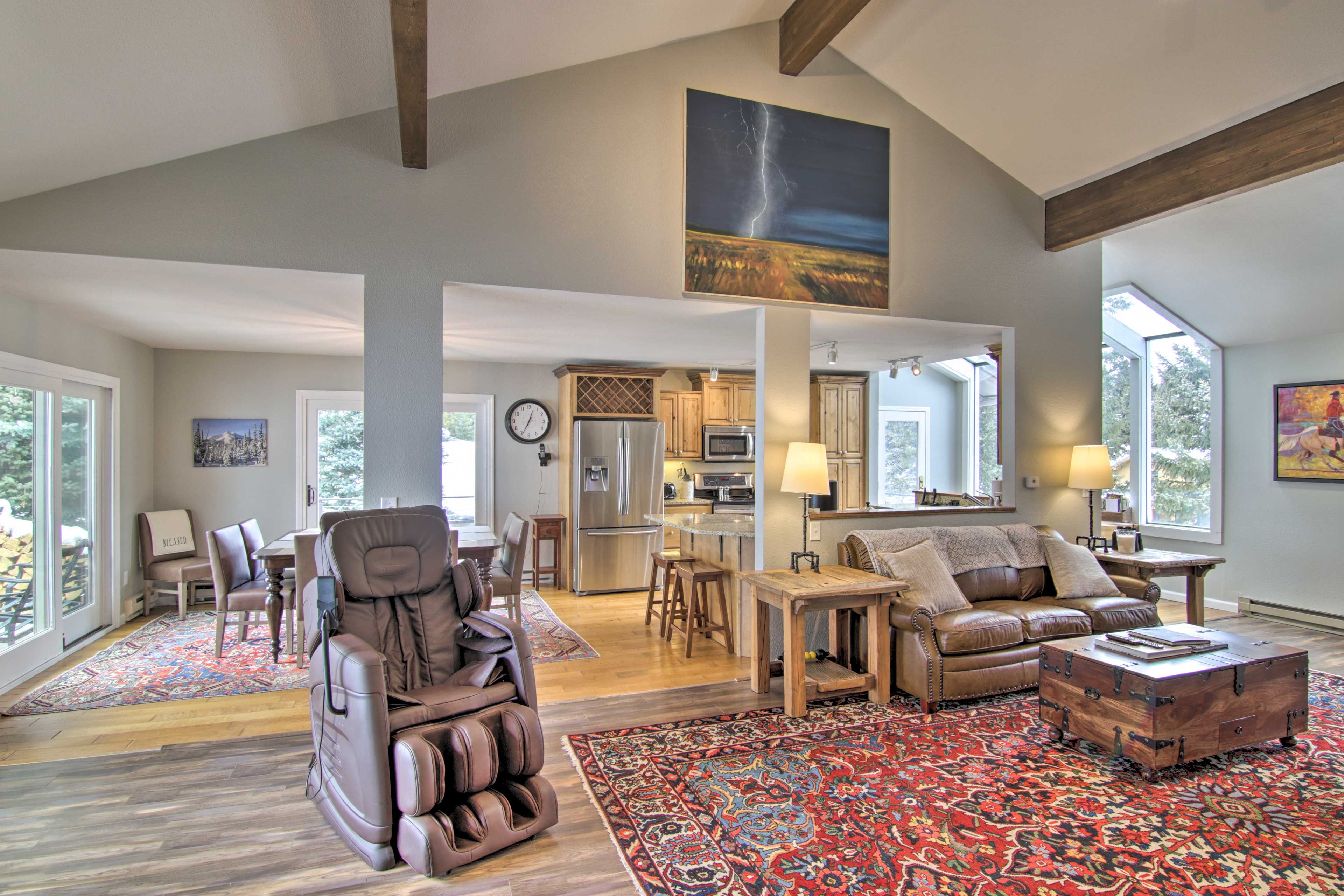 Great Room | Deck Access | 1st Floor | Baseboard Heating