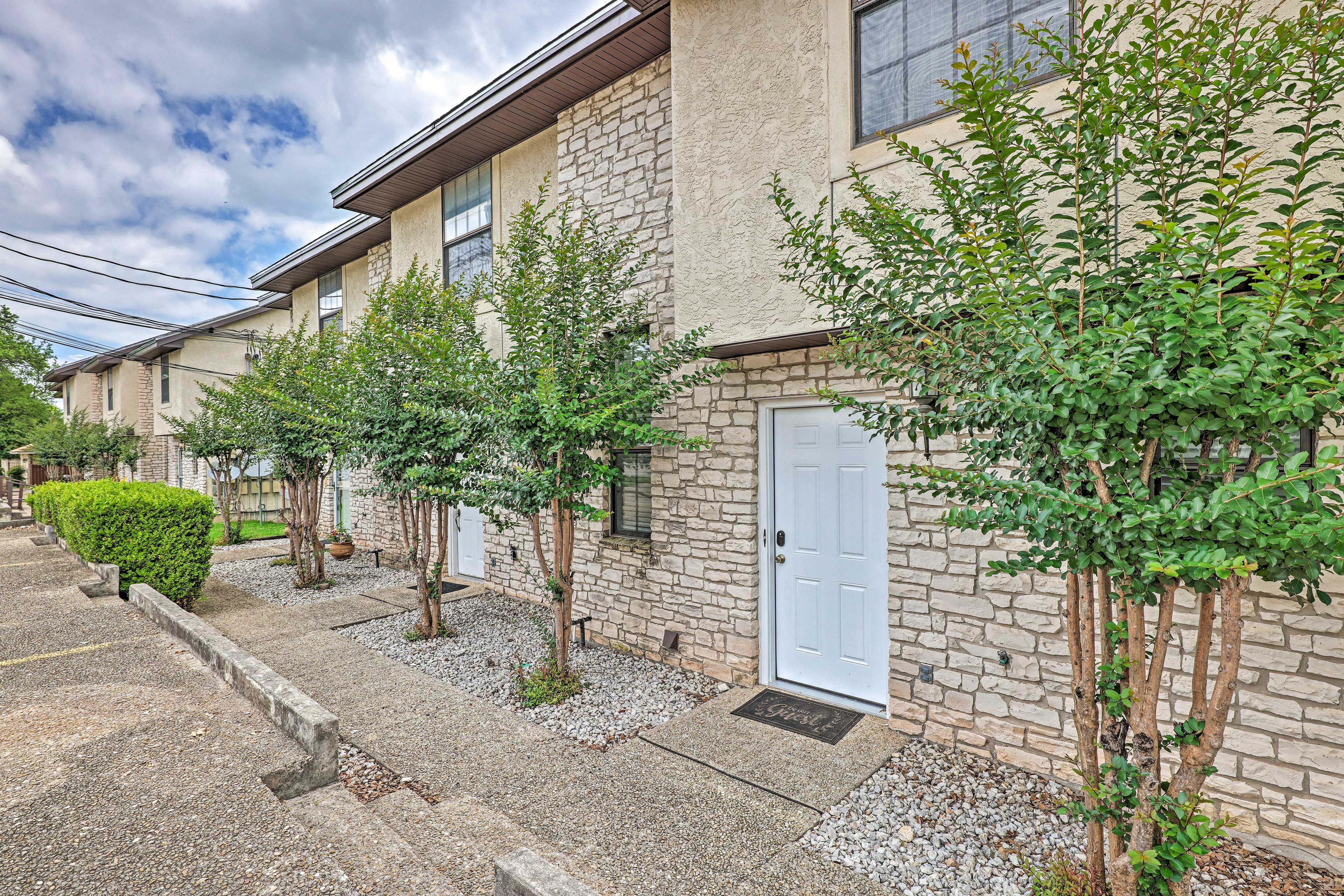 Condo Exterior | Dedicated Parking (2 Vehicles) | Double Parking Allowed