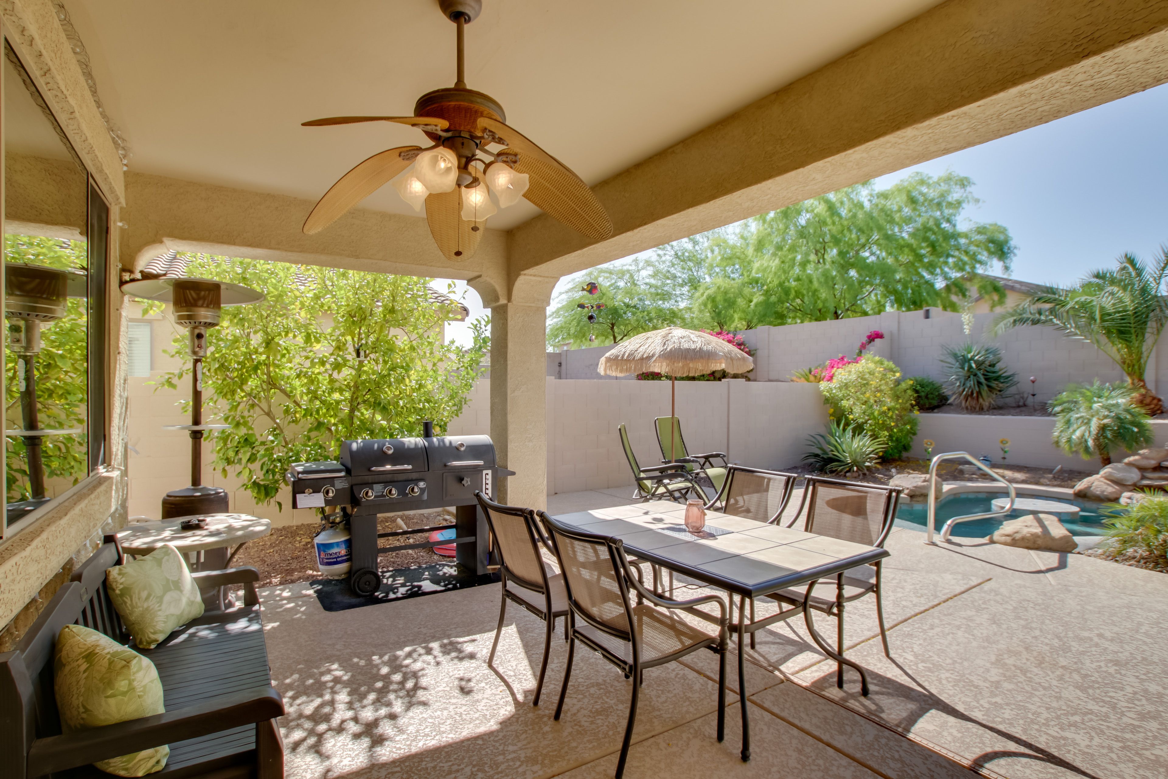 Covered Patio | Gas Grill | Outdoor Dining | Private Pool