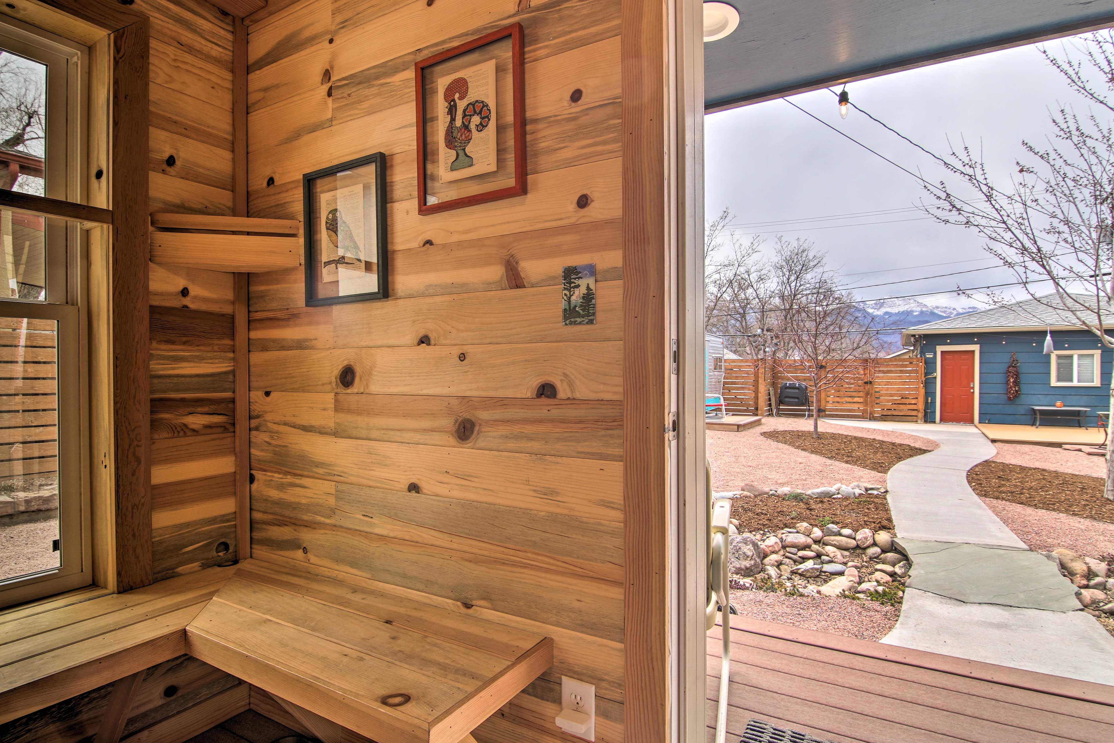Mud Room | Backyard Access | View of Pikes Peak