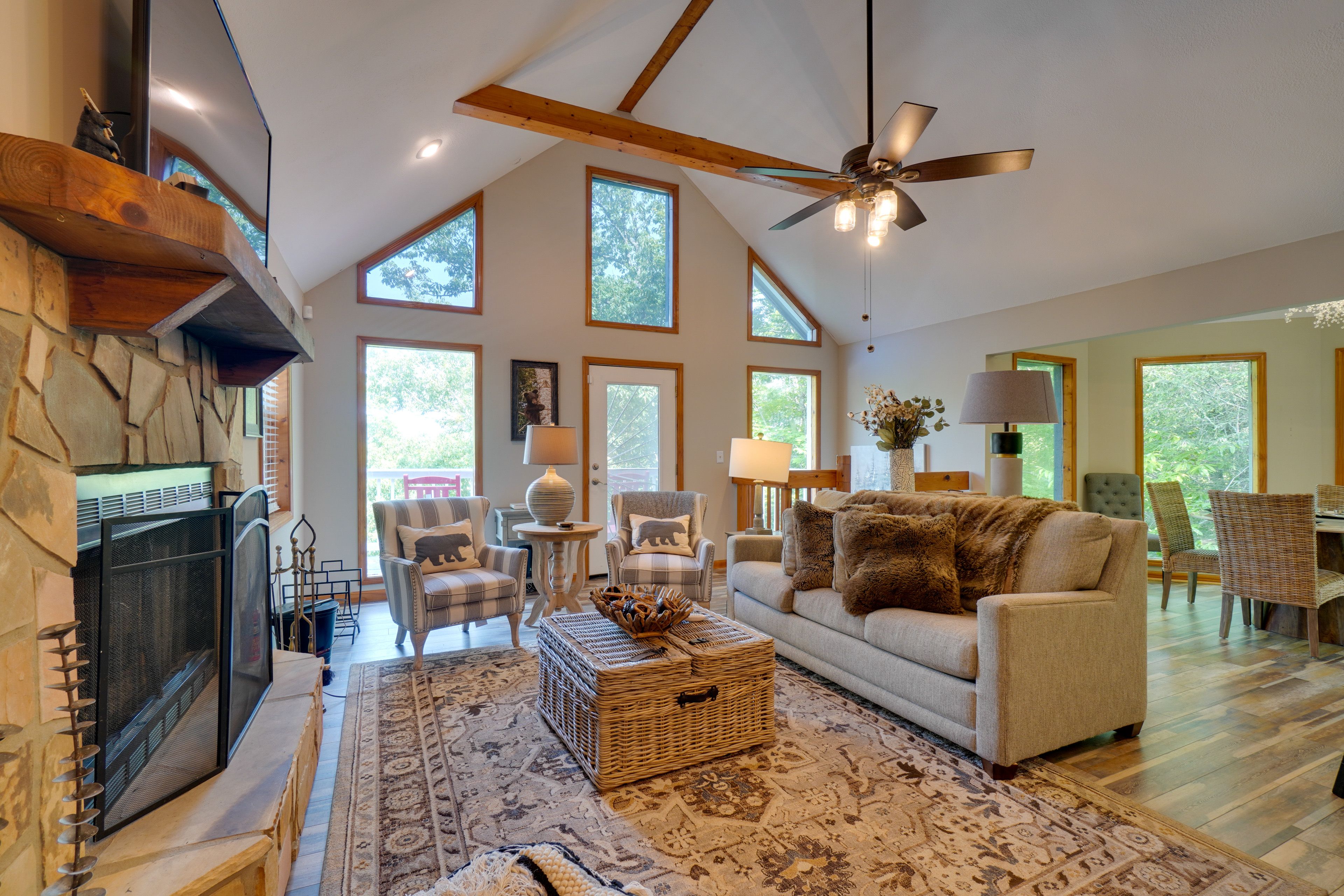Living Room | Stairs Required For Full Access | Free WiFi | Central Heating