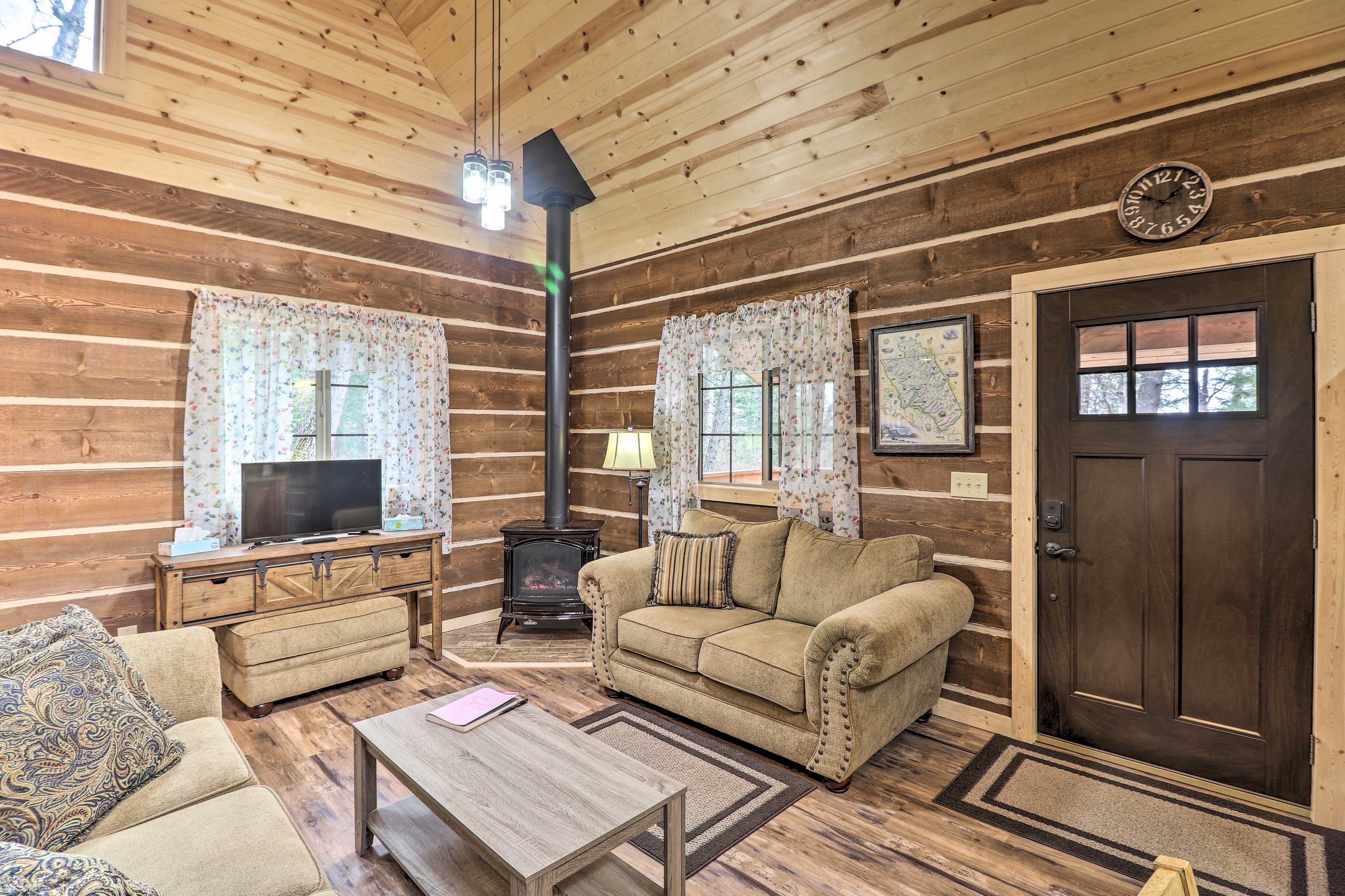 Living Room | Wood-Burning Stove