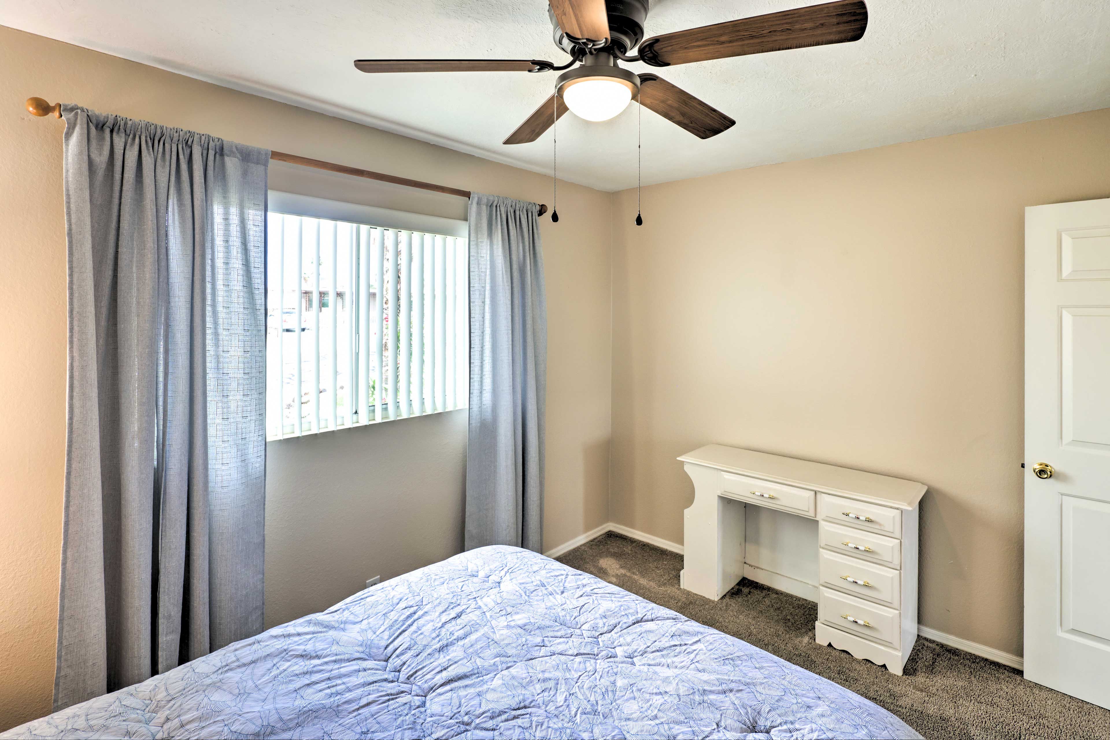 Bedroom 2 | Laptop-Friendly Workspace