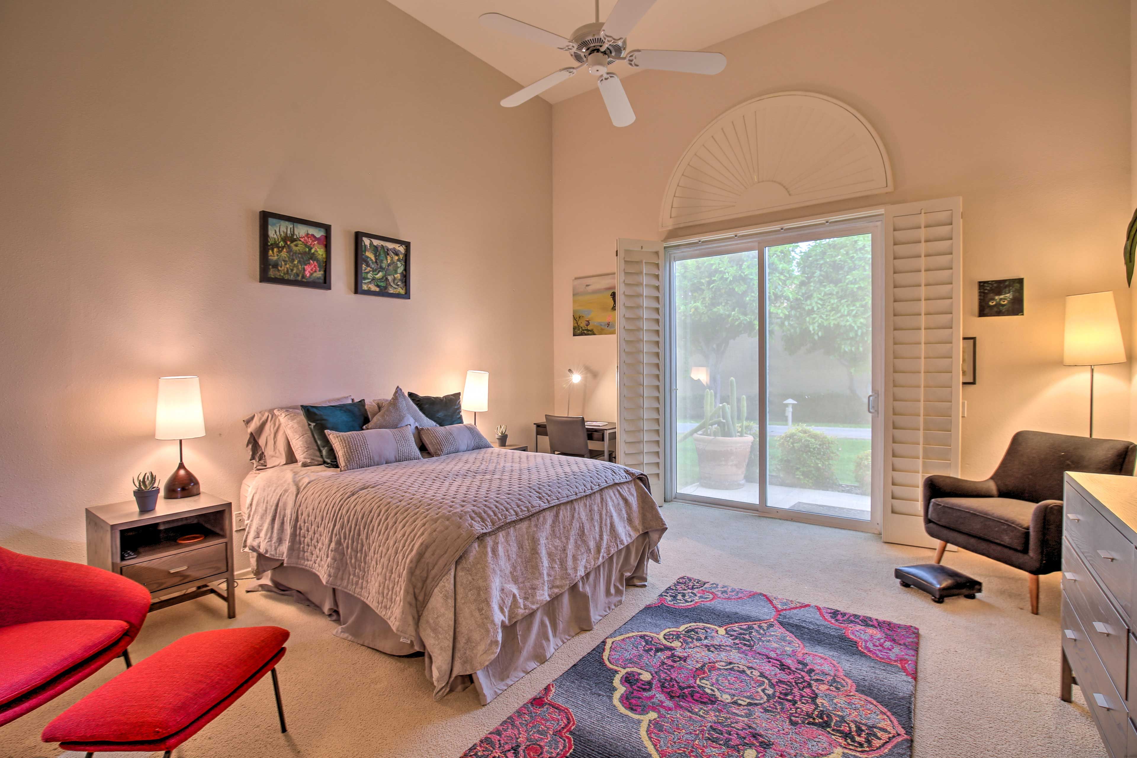 Bedroom 1 | Queen Bed | Patio Access