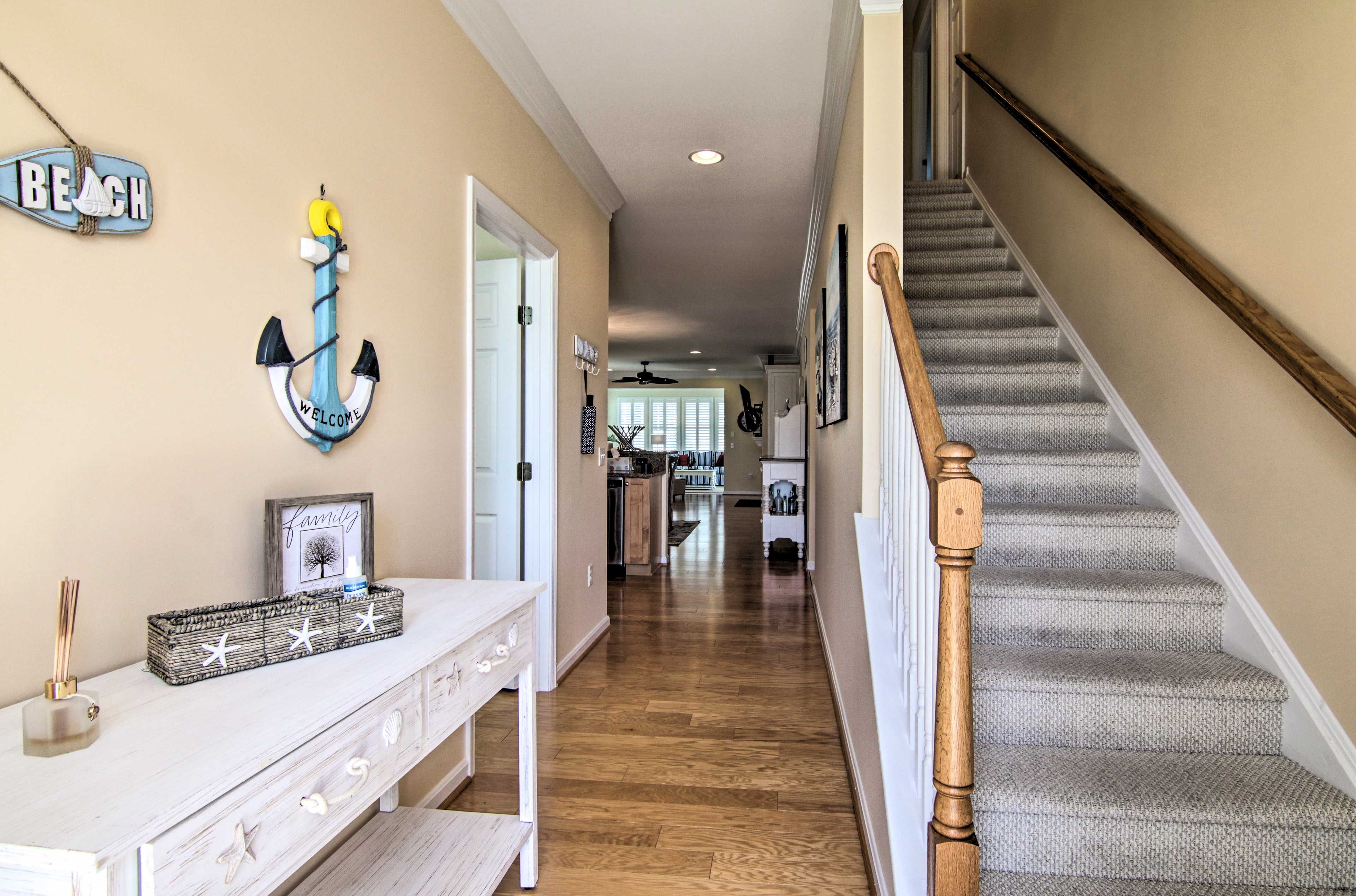 Entryway | Stairs Required to Access Bedrooms