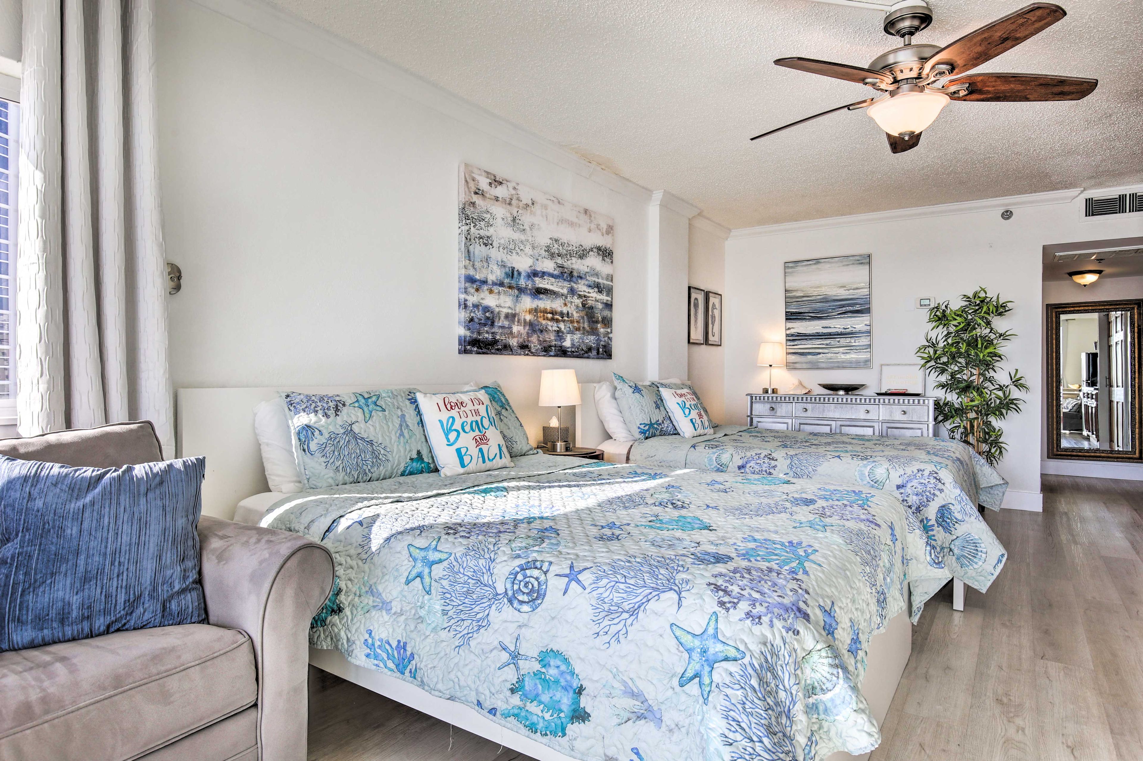 Studio | 2 Queen Beds | Additional Sleeping | Pack n' Play